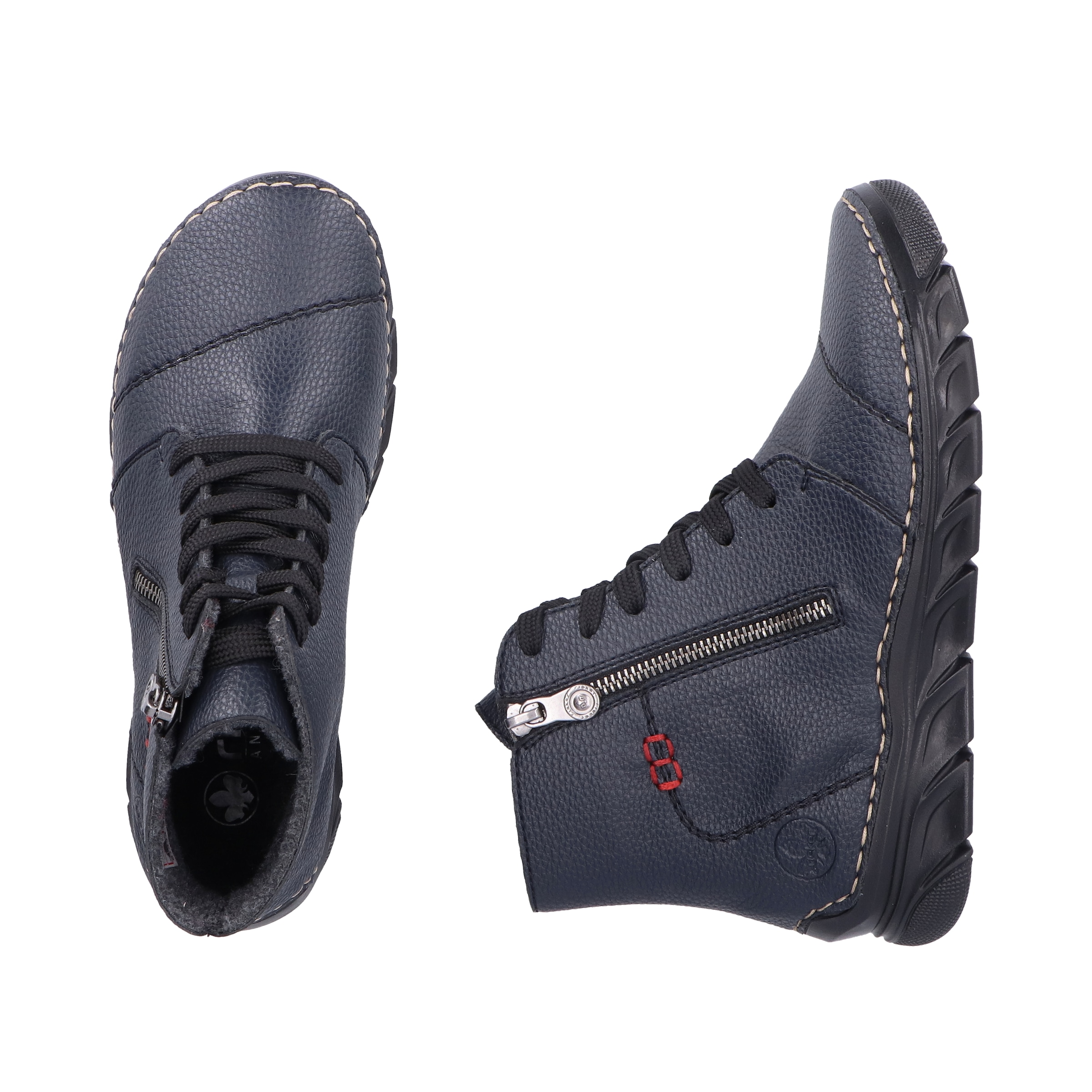Rieker Bottines à lacets  bottine à lacets, boots casual avec semelle intérieure douce
