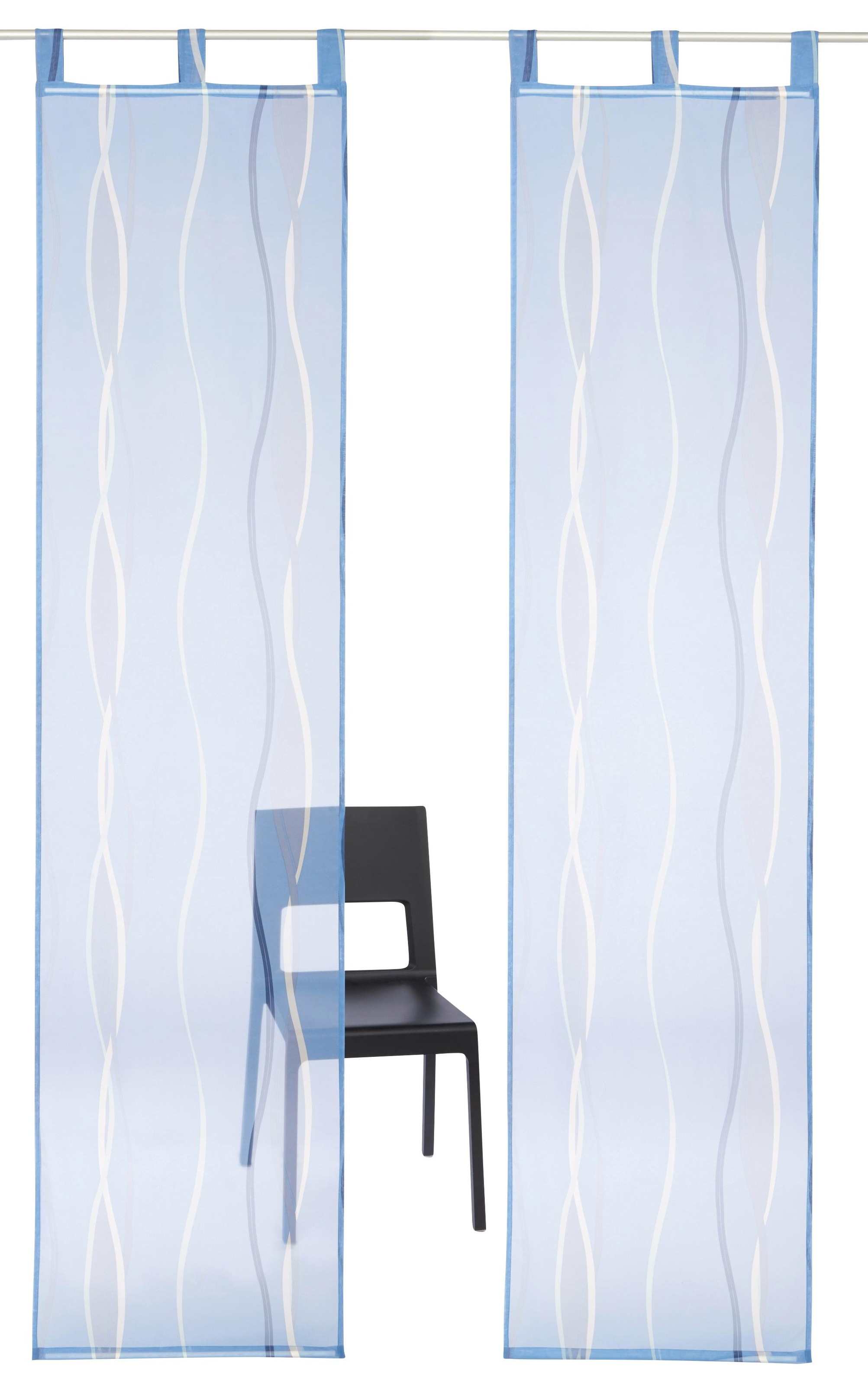 Image of my home Schiebegardine »Dimona«, (2 St.), Fertiggardine, inkl. Beschwerungsstange, transparent, Wellen bei Ackermann Versand Schweiz