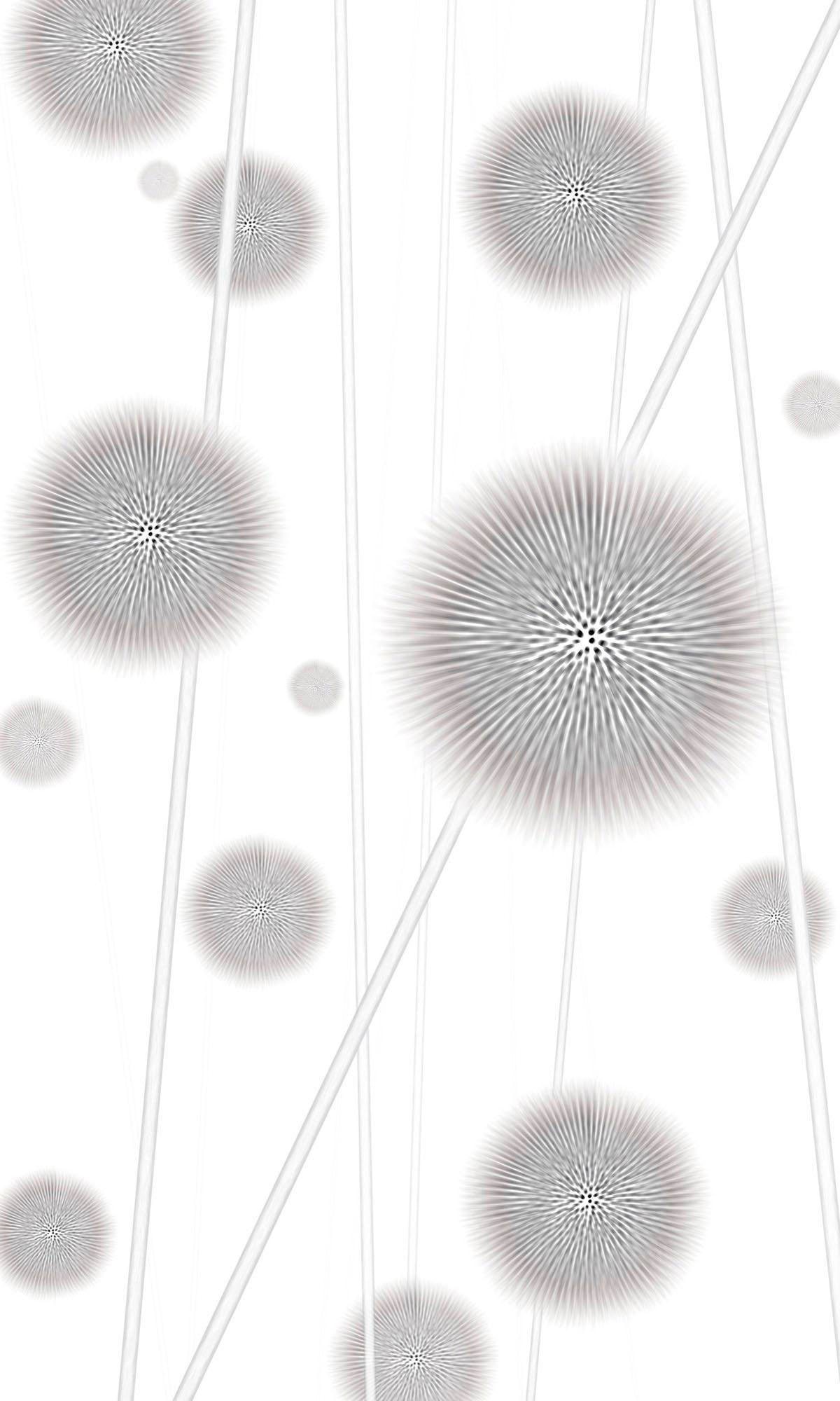 Image of Komar Vliestapete "Digitaldruck Vlies - Allium - Grösse 150 x 250 cm" bedruckt glatt Wohnzimmer, Schlafzimmer