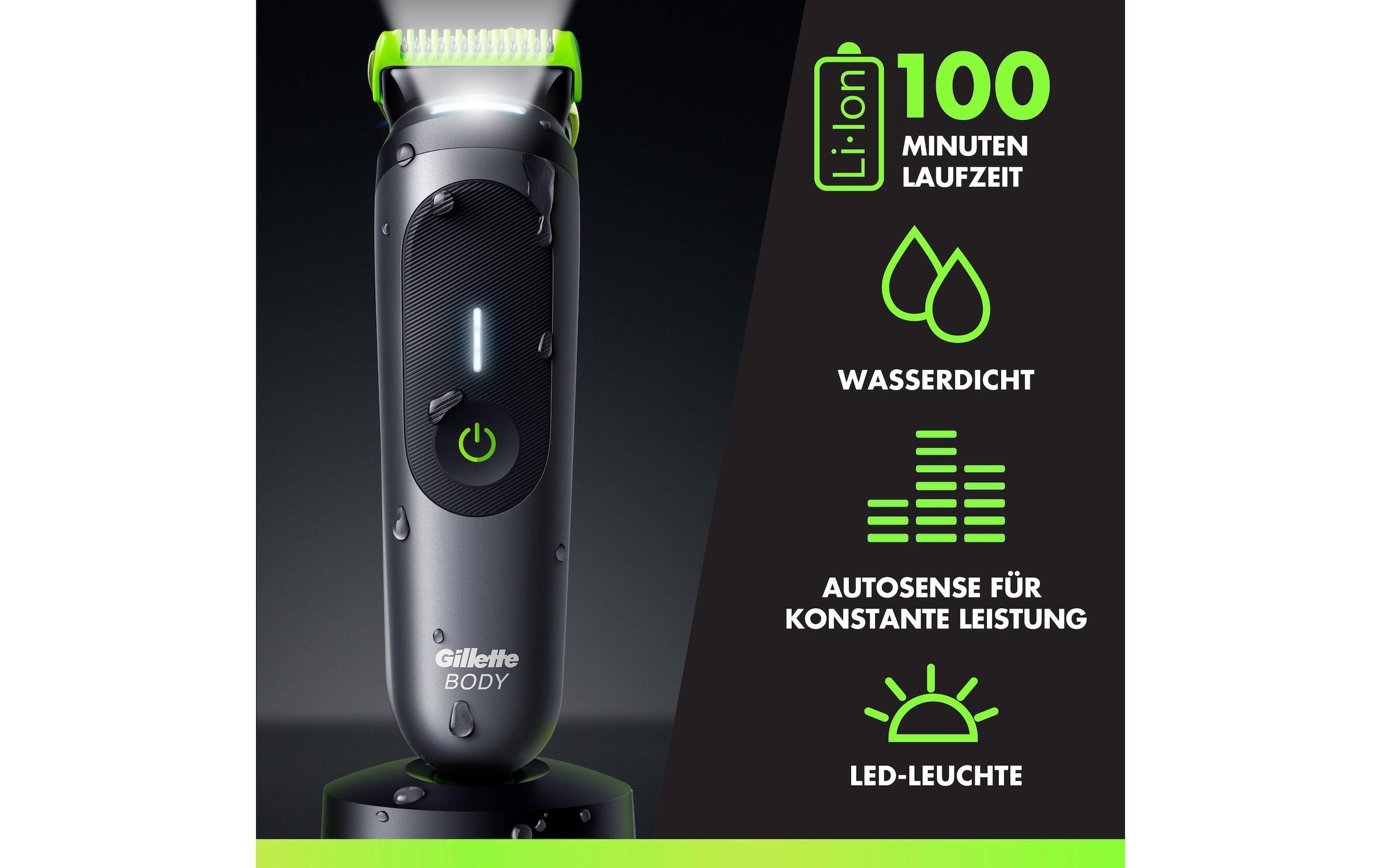 Gillette Rasoir pour le corps »+ Intimhaartrimmer für Männer i7«