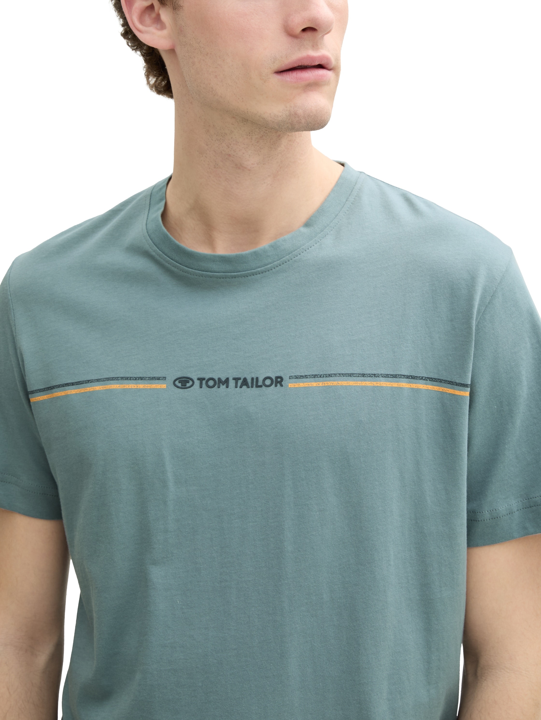 TOM TAILOR T-Shirt, mit Logofrontprint