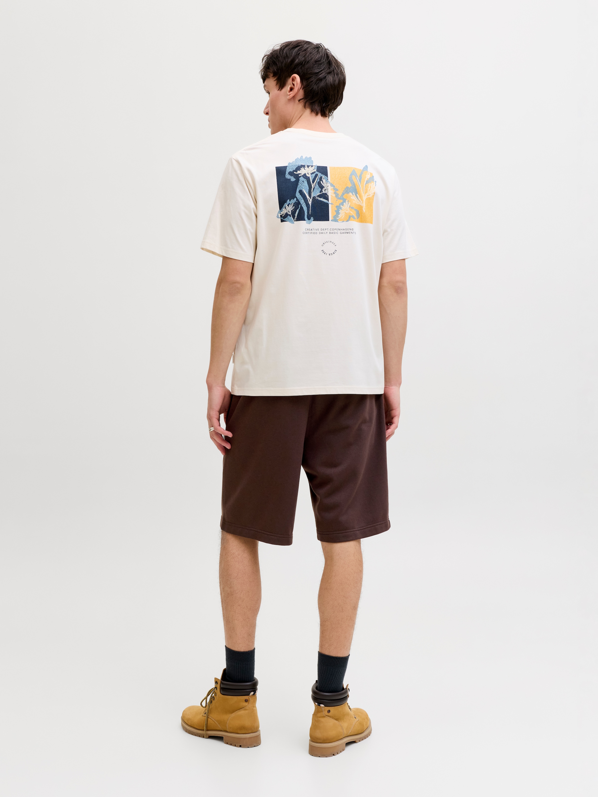Jack & Jones Sweatshorts »JPSTKARL BRADLEY PINTUCK SHORT STYD SS26«  Materialmix, relexed fit