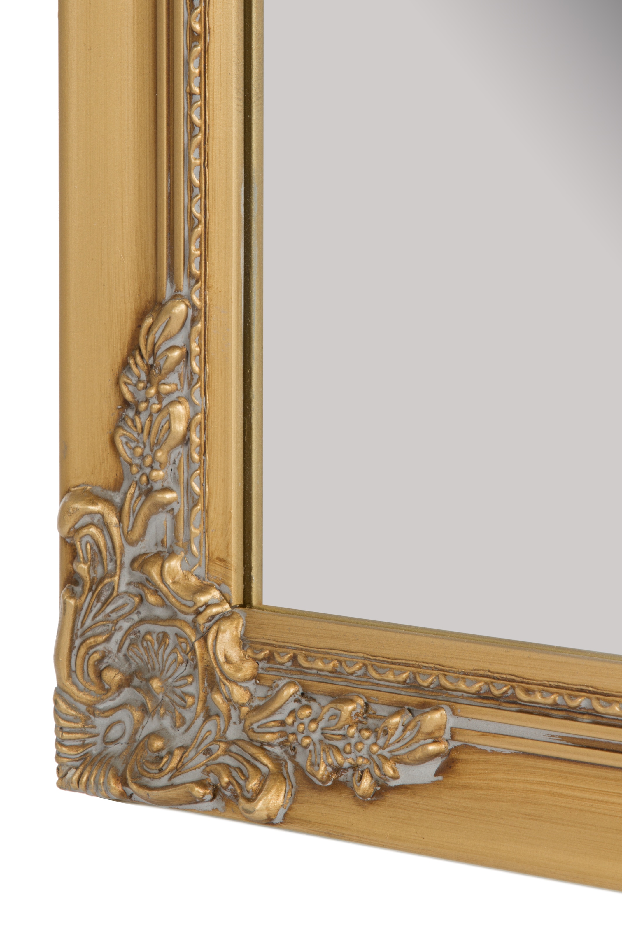 GOODproduct Miroir déco »King, Ganzkörperspiegel Barock Antikstil« miroir sur pied avec ornements élaborés, HxL : 180x45 cm