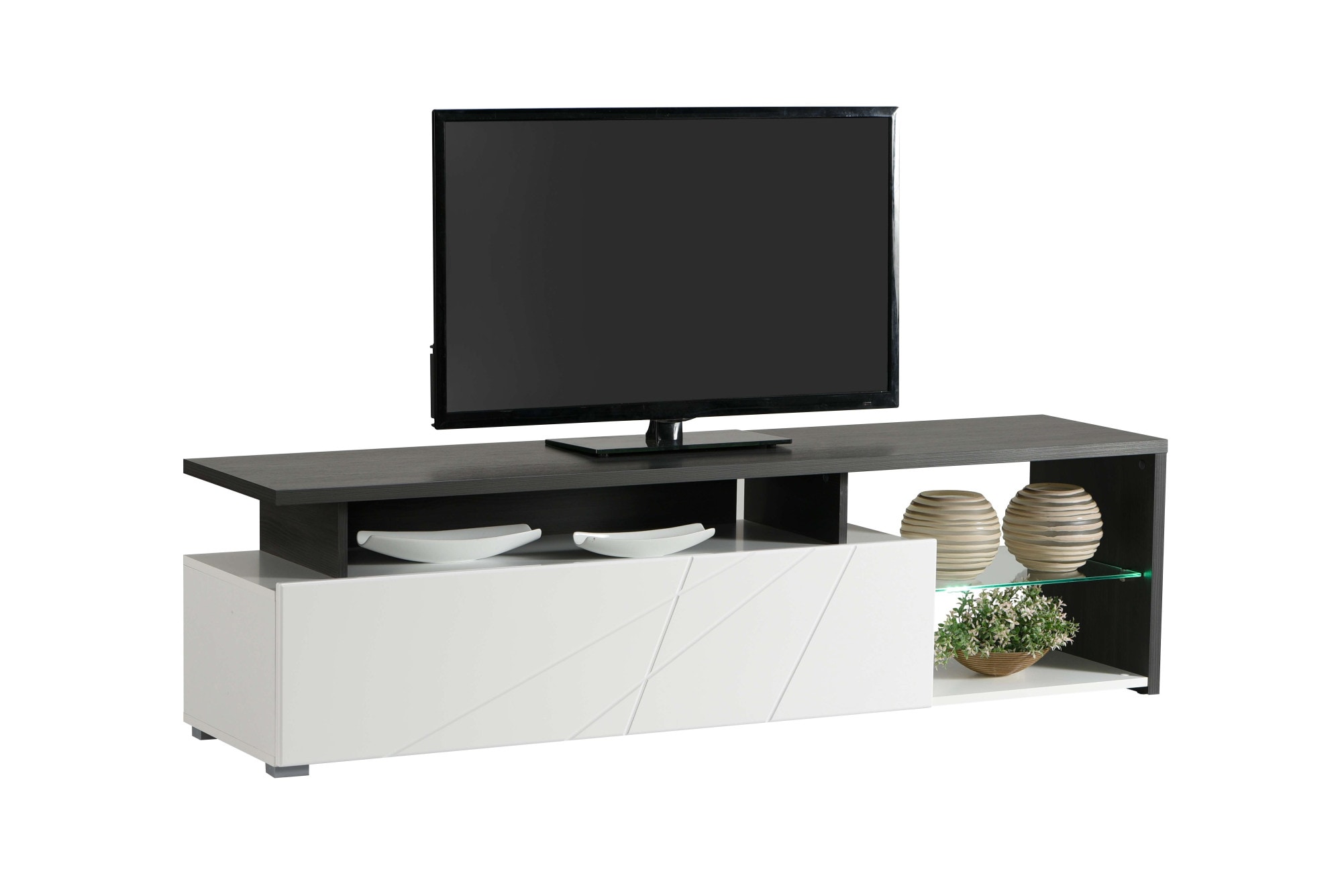 INOSIGN Lowboard »Arctic TV-Board« TV-Kommode,Br. 170 cm, mit und ohne LED-Beleuchtung,Front mit Fräsung