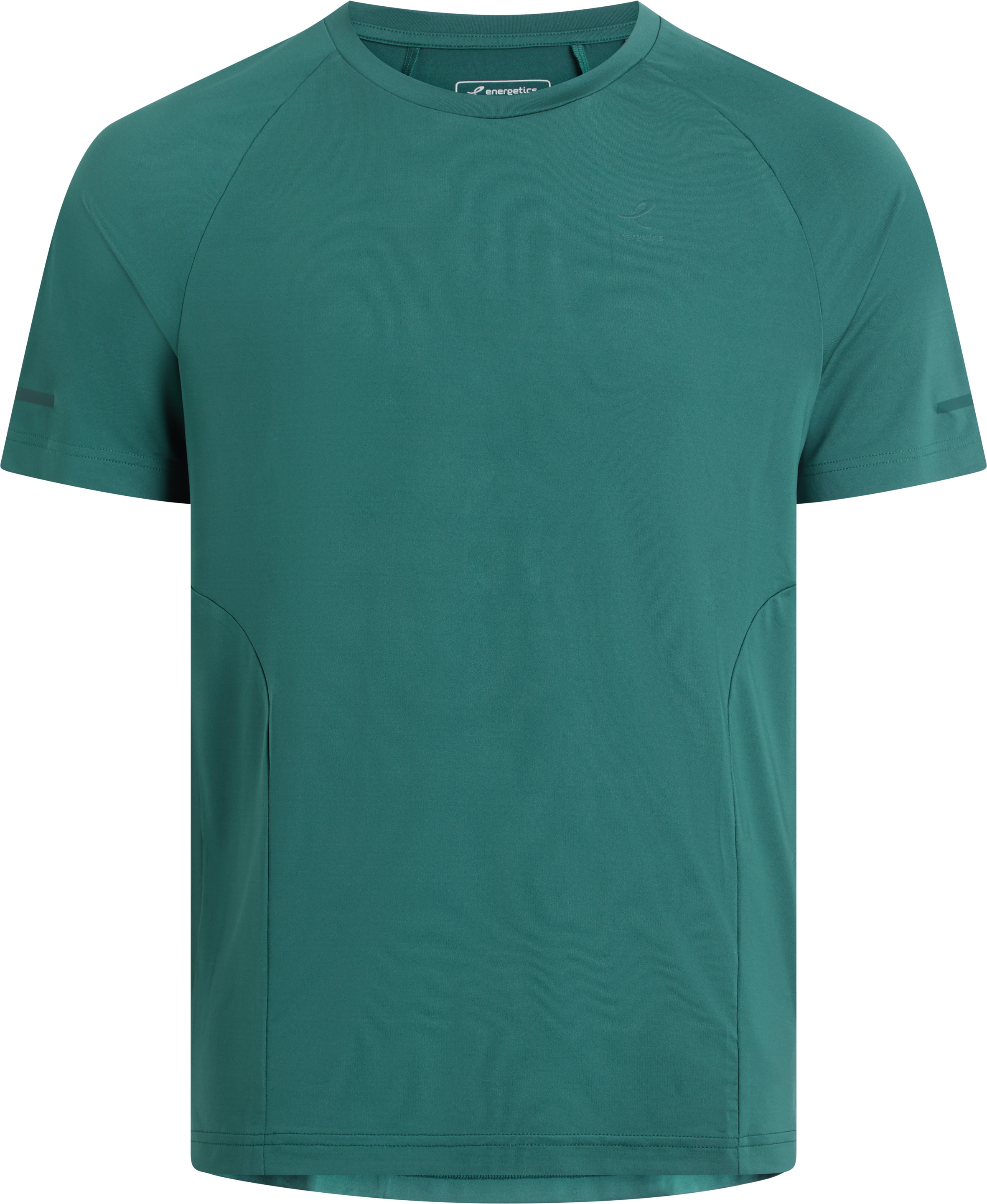 Energetics T-shirt de course »HE.-T-SHIRT ELLAZOR II SHORT SLEEVE M« à manches courtes, sans col, en jersey, plus long à l’arrière