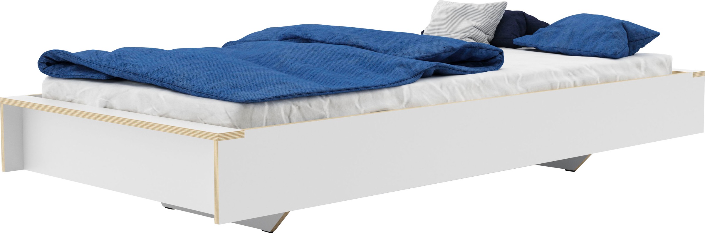 Image of Müller SMALL LIVING Einzelbett »FLAI«, ohne Kopfteil, klassische Höhe 34 cm bei Ackermann Versand Schweiz