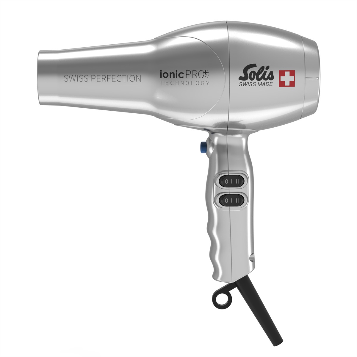 SOLIS OF SWITZERLAND Ionic-Haartrockner »Solis Haarföhn ionicPro 440, silberfarben«