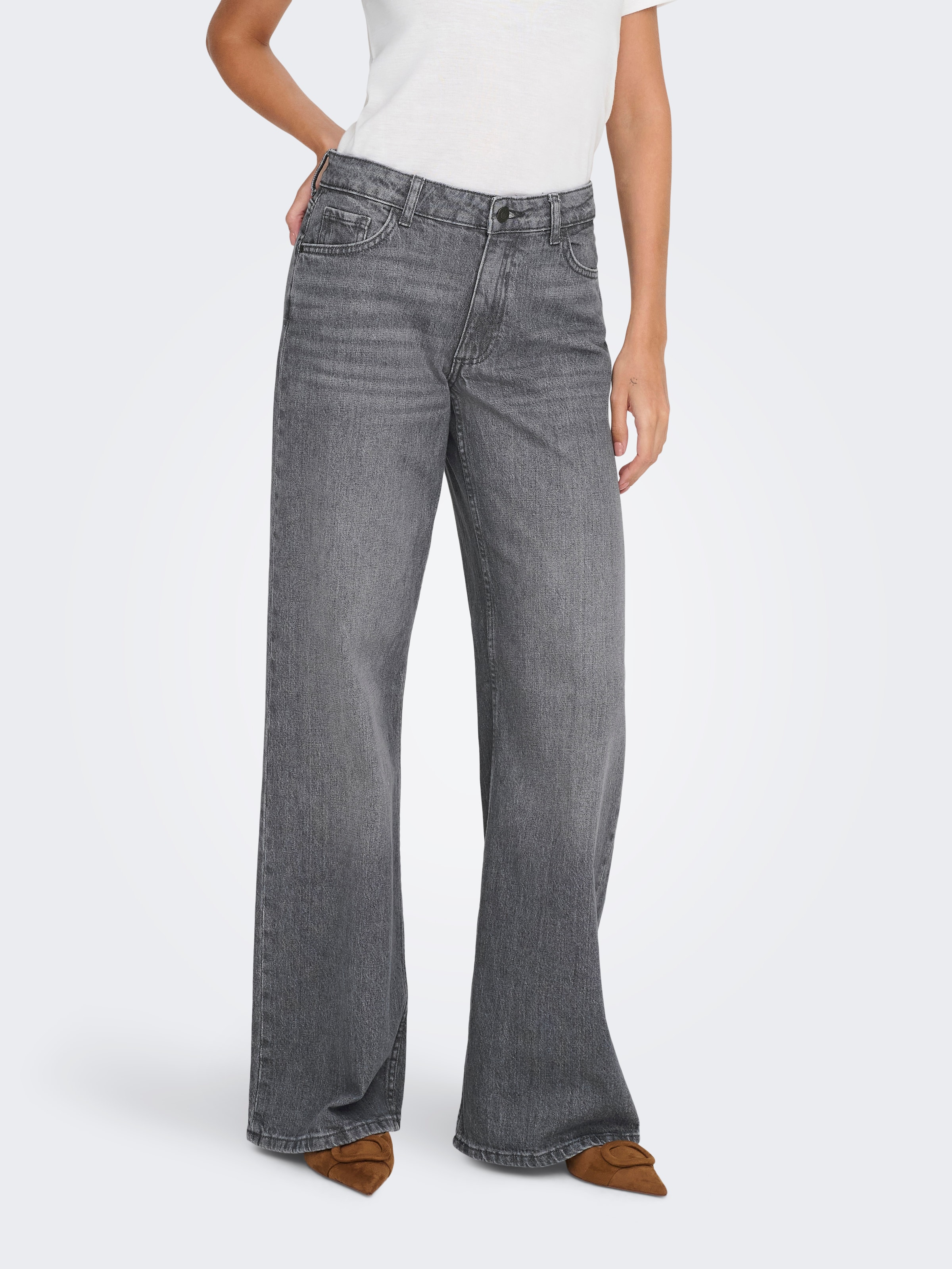Image of JDY Relax-fit-Jeans "JDYRUBY MW WID MG 1007 DNM NOOS"