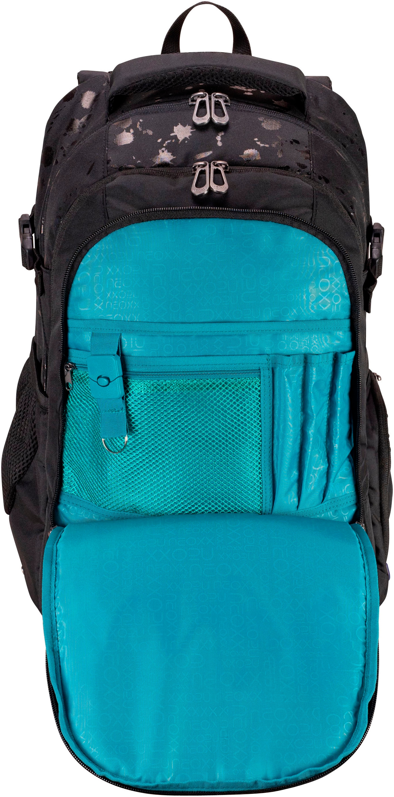 neoxx Schulrucksack »Active Pro, Splash Black«