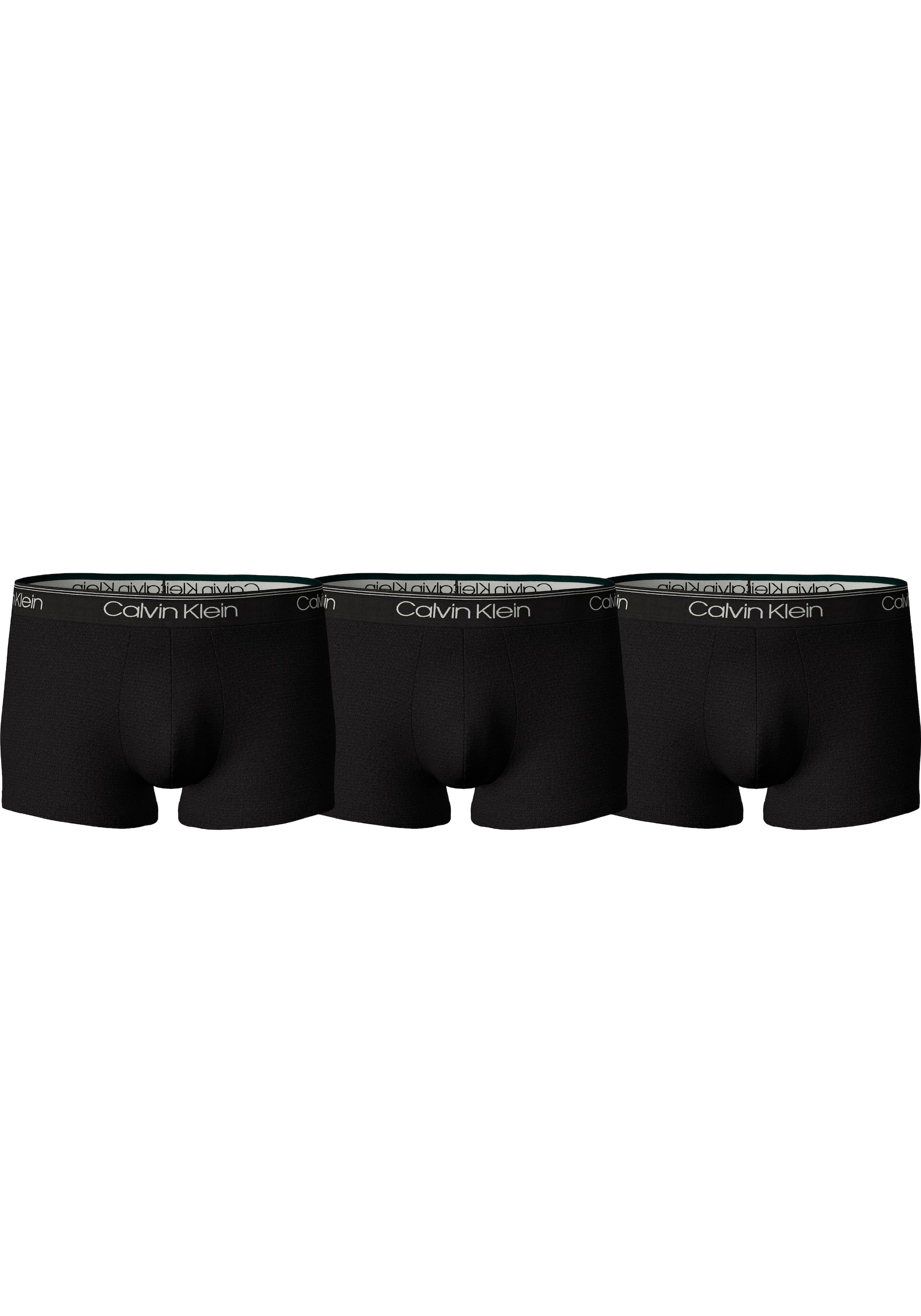 Calvin Klein Underwear Trunk »LOW RISE TRUNK 3PK«, (Packung, 3er-Pack), mit Logo-Elastikbund