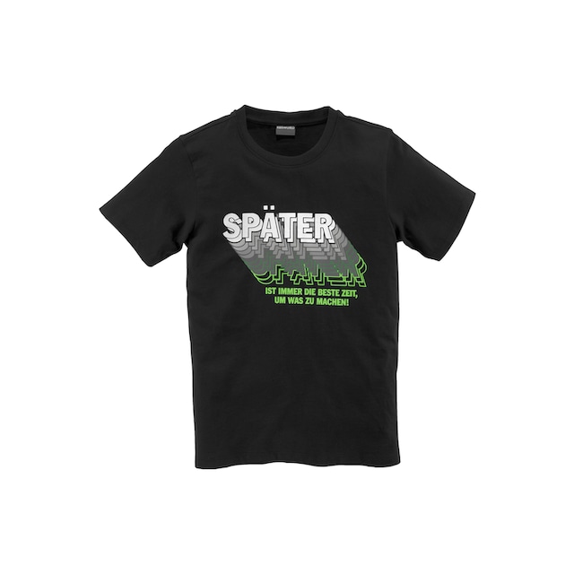 ✌ KIDSWORLD T-Shirt »SPÄTER......«, Sprücheshirt Acheter en ligne