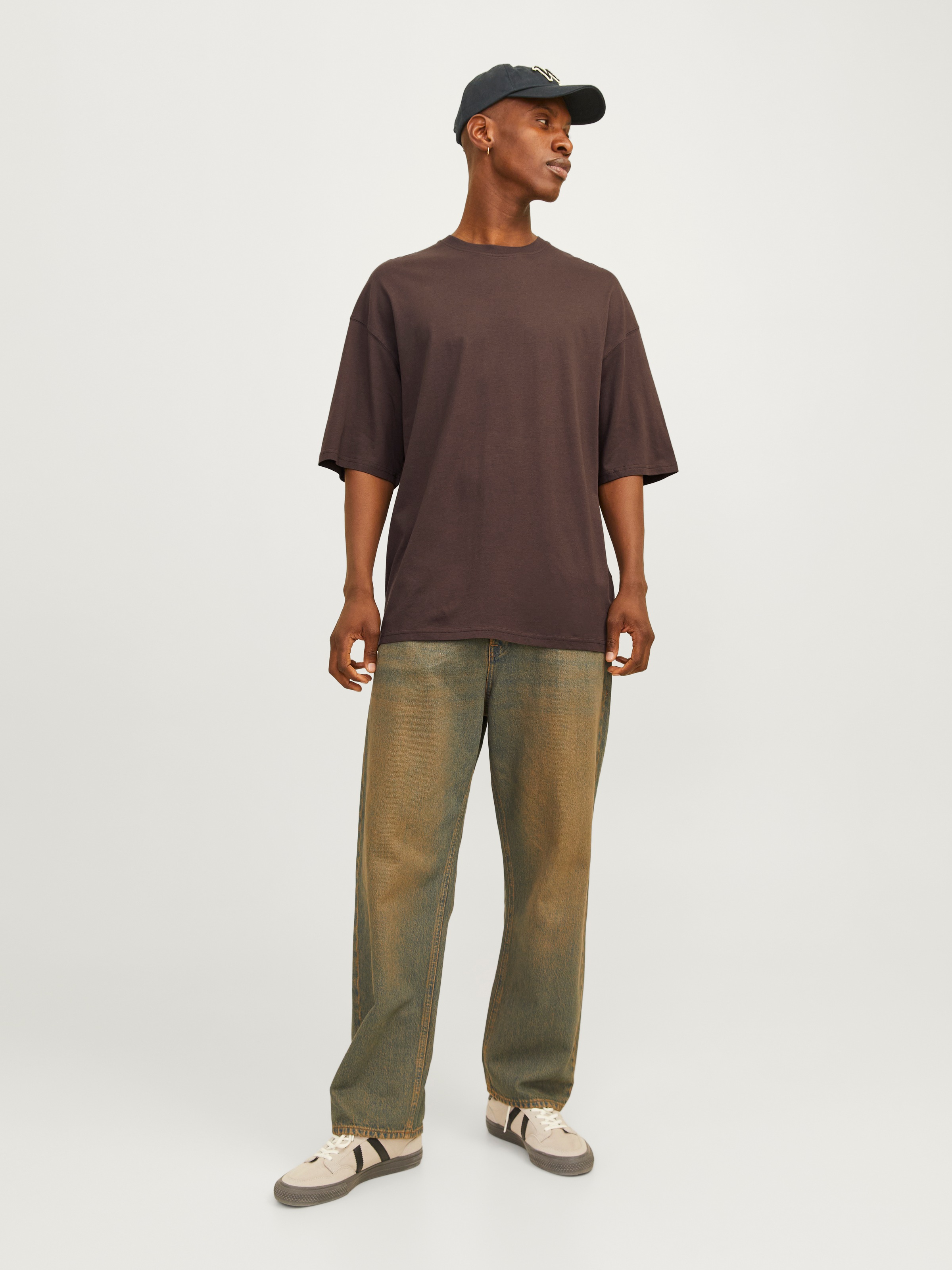 Jack & Jones Rundhalsshirt »JJECHARGE TEE O-NECK NOOS«, mit Rundhalsausschnitt