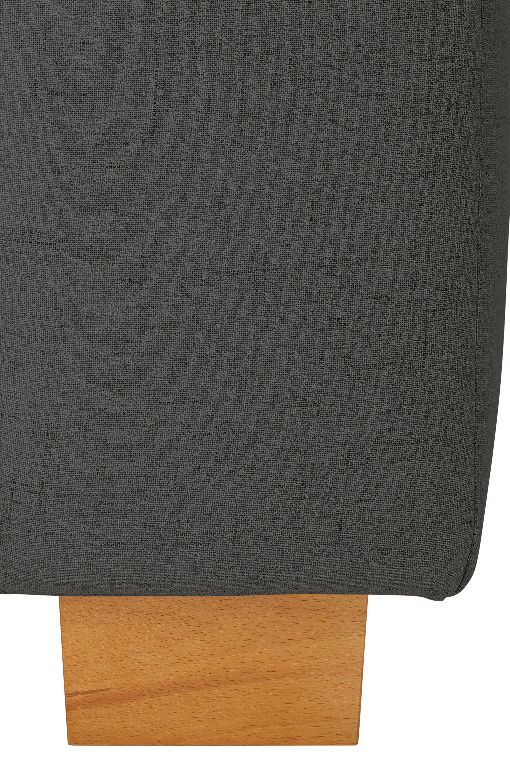 Home affaire Canapé d'angle »Dundee L-Form« wahlweise mit Kopfteilverstellung und zusätzlich mit Bettfunktion