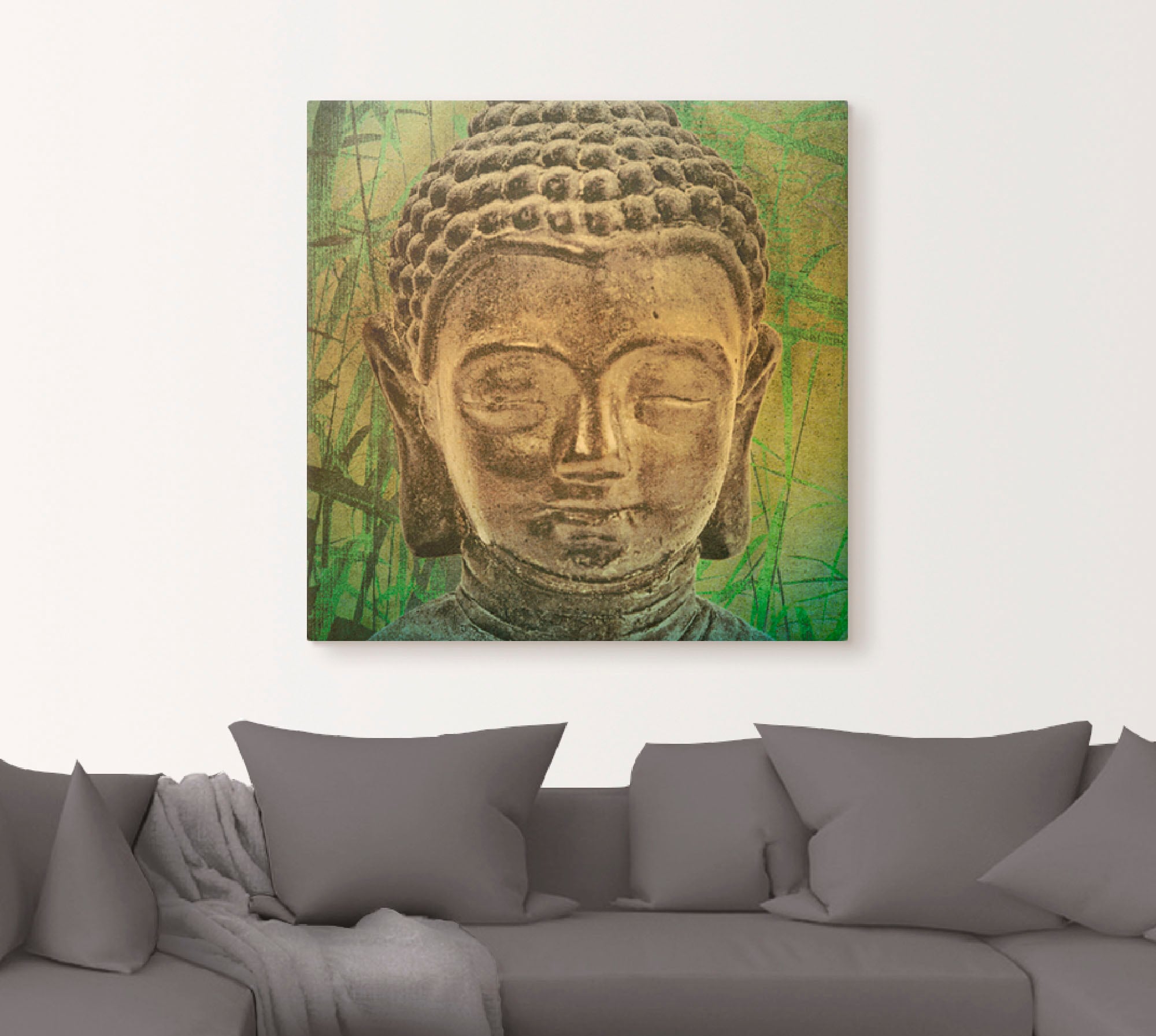 Artland Wandbild »Buddha II«, Religion, (1 St.), als Leinwandbild, Poster in verschied. Grössen
