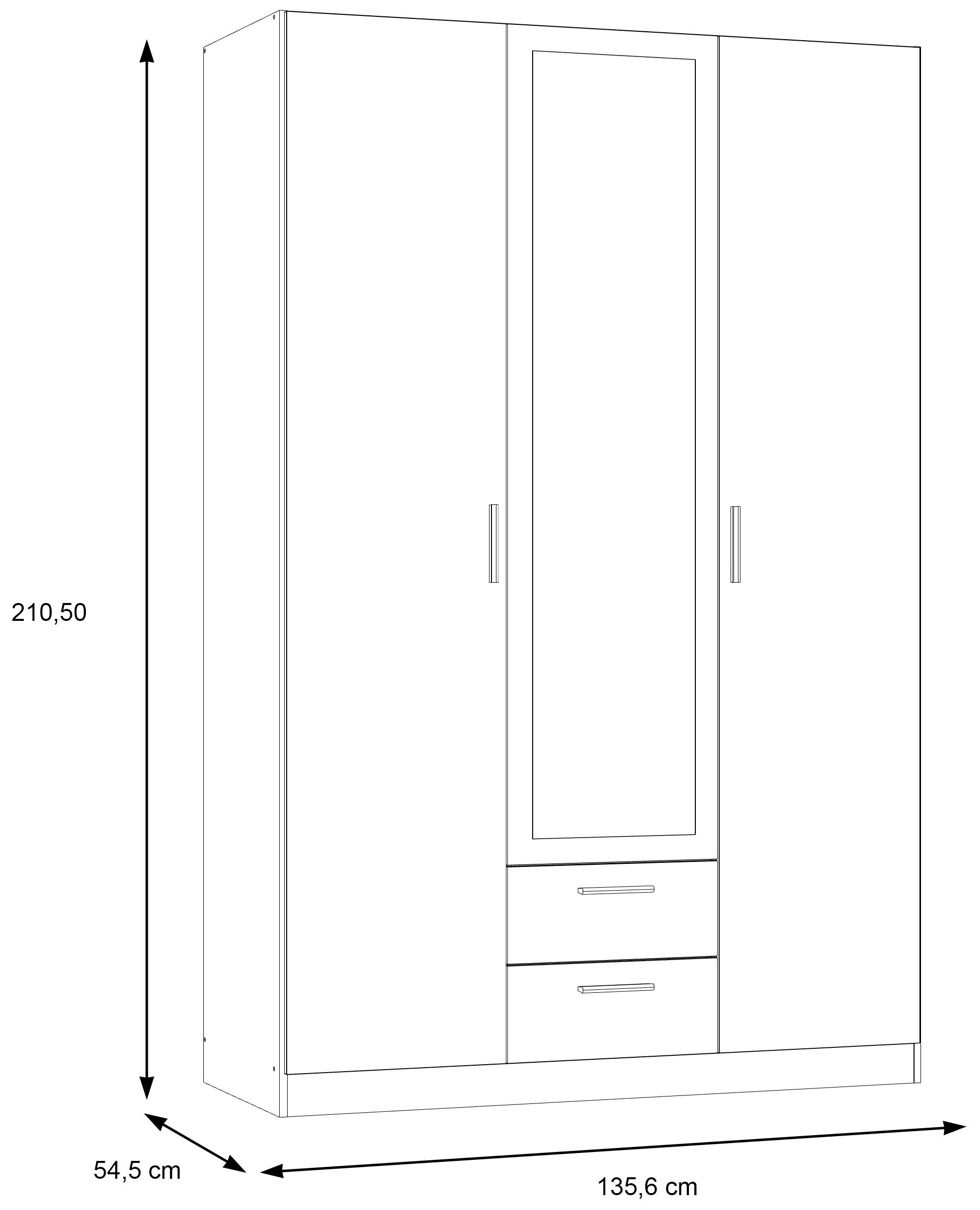 FORTE Kleiderschrank