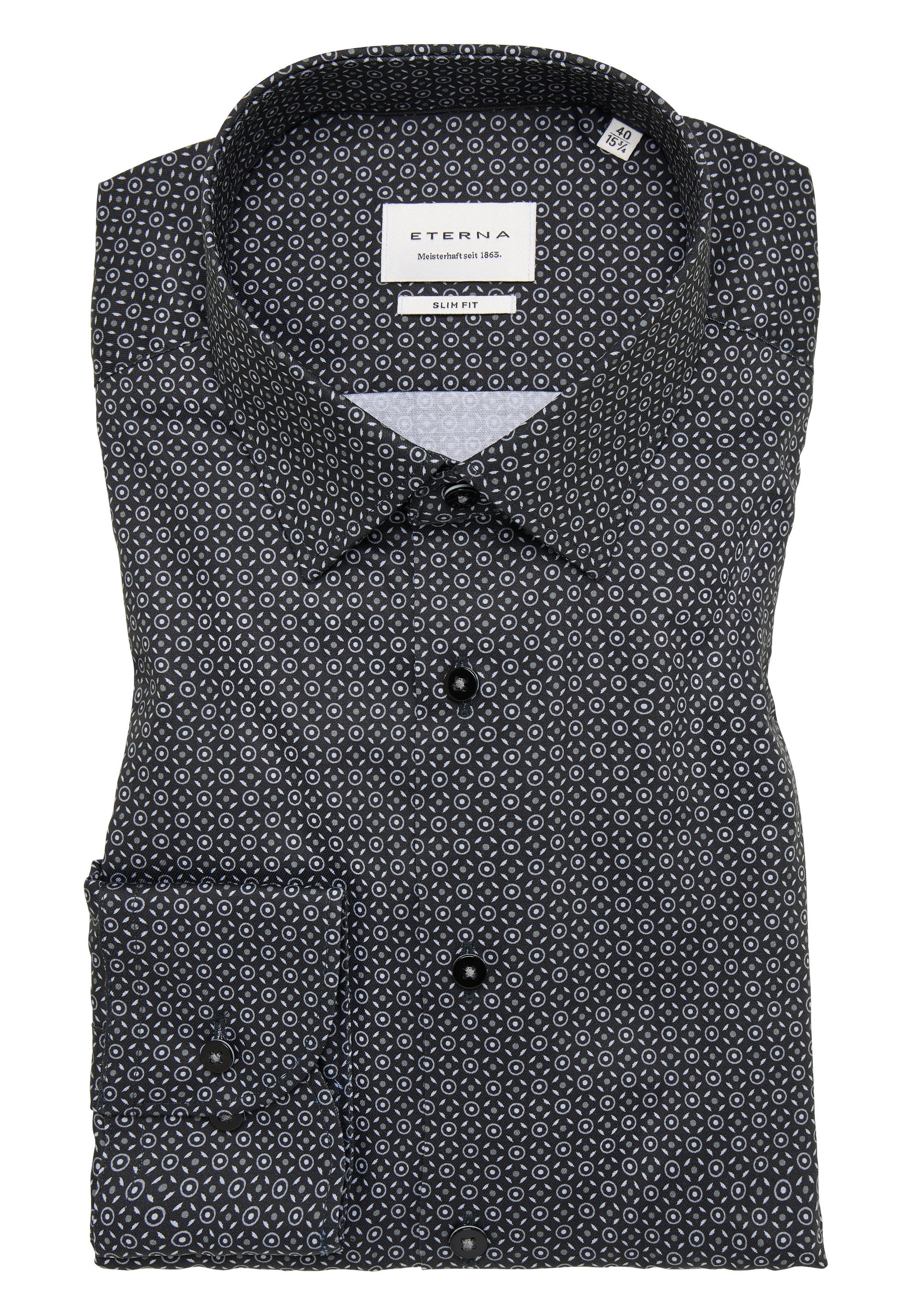 Eterna Langarmhemd »SLIM FIT« NON IRON (bügelfrei)