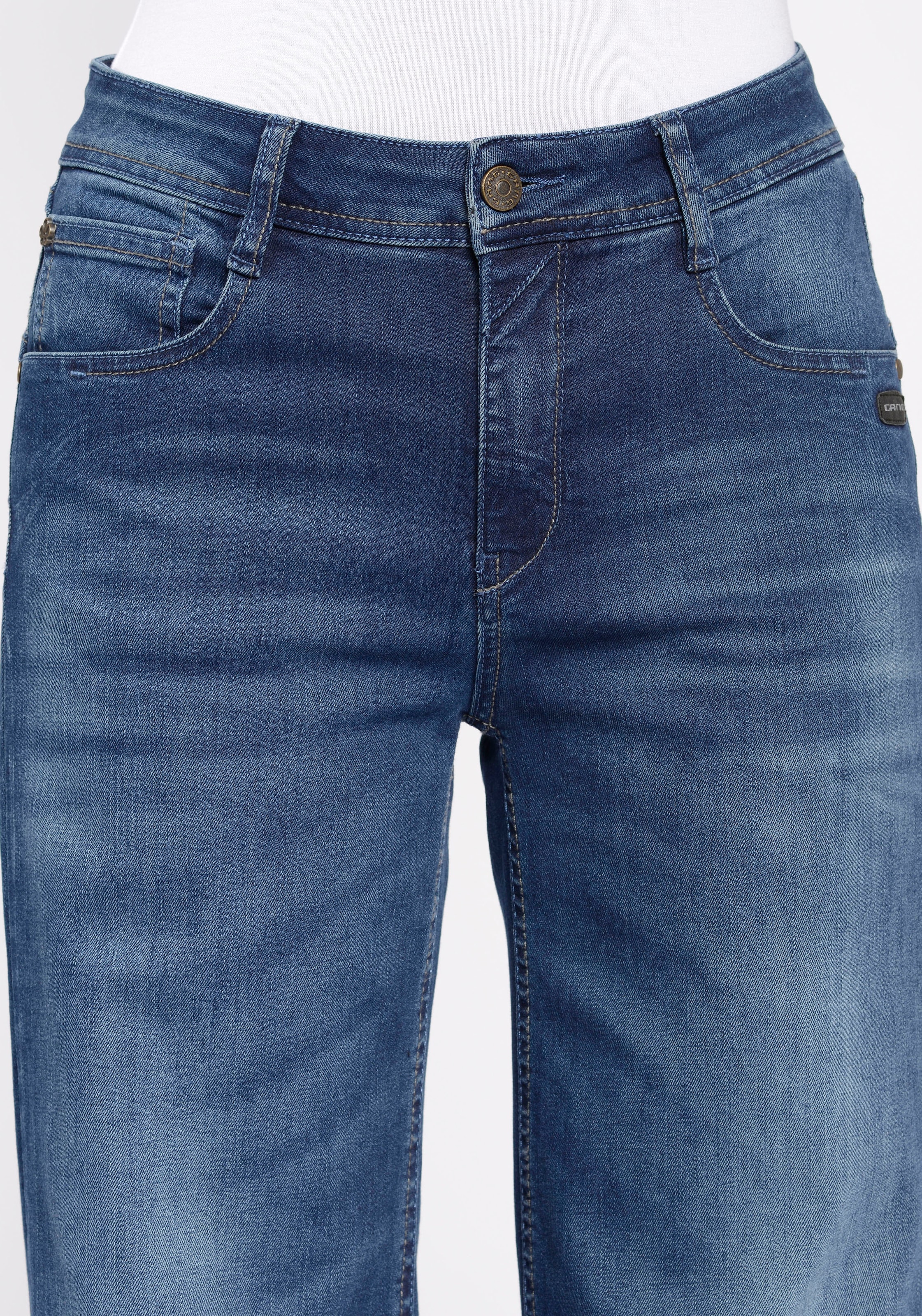GANG Weite Jeans »94AMELIE WIDE«, mit Elasthan für die perfekte Passform