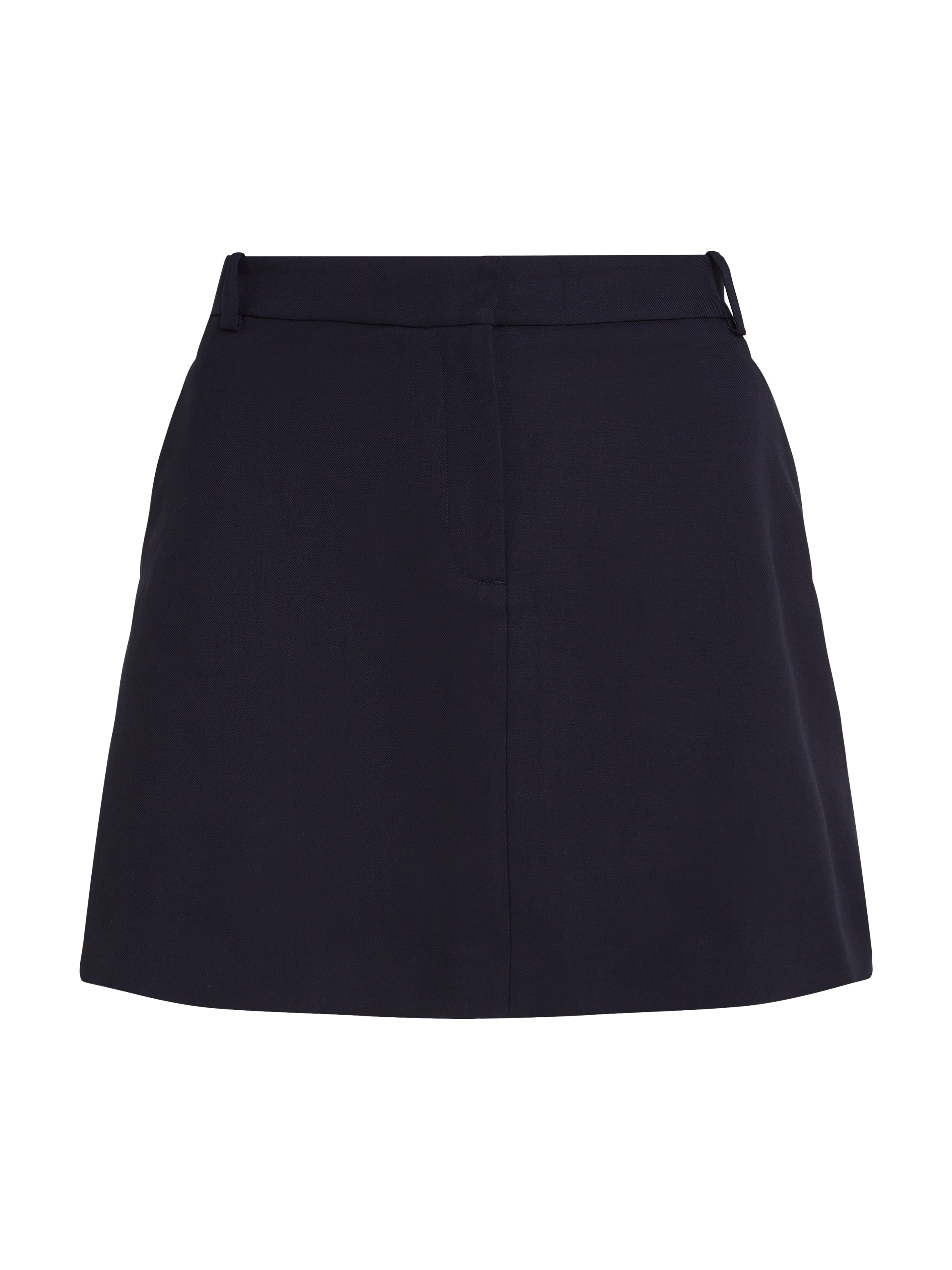 Tommy Hilfiger Minirock »CORE STRAIGHT SHORT SKIRT«, Webrock mit Tommy Hilfiger Logostickerei
