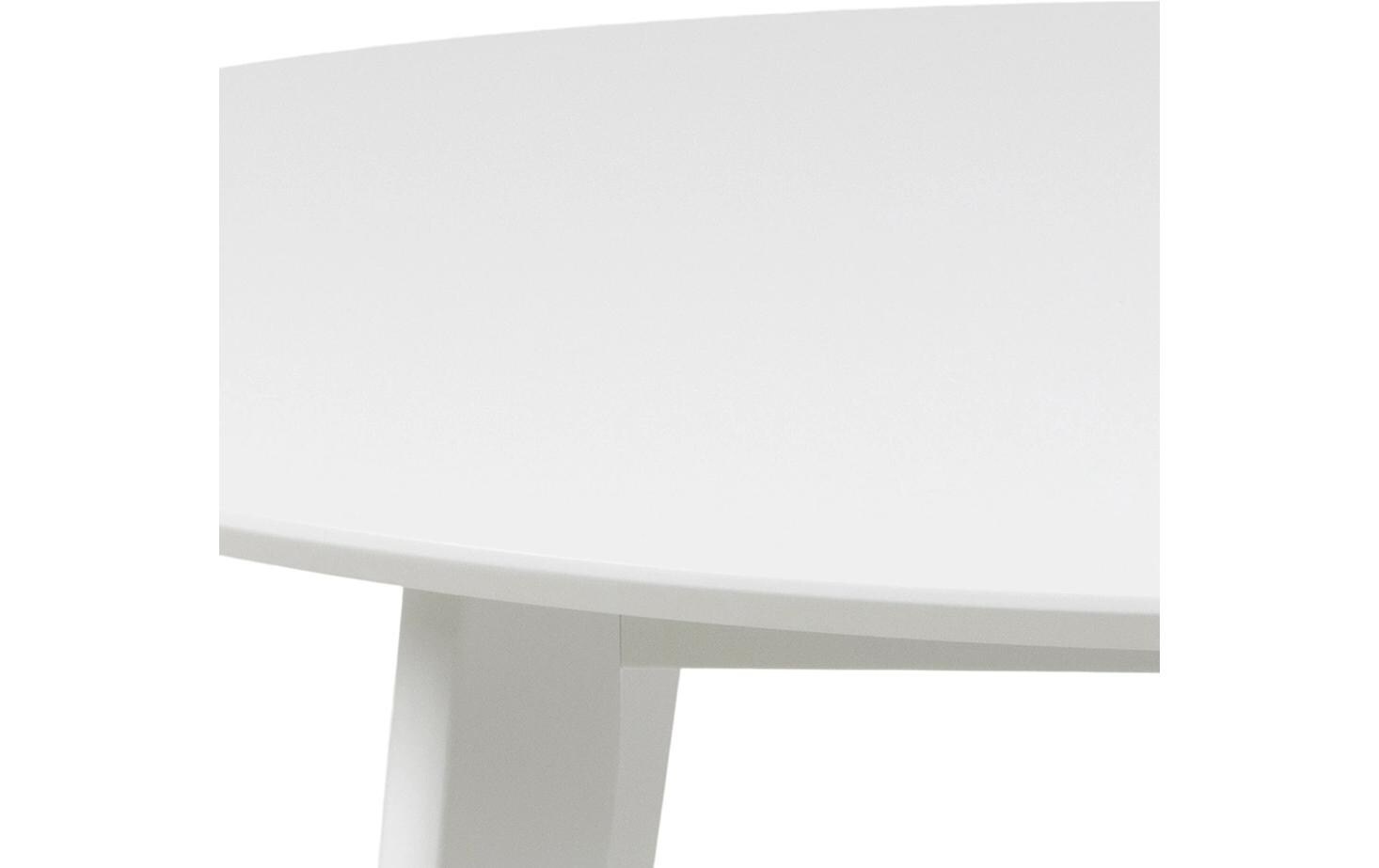 AC Design Esstisch »Roxby Ø 105 x 76 cm, Weiss«