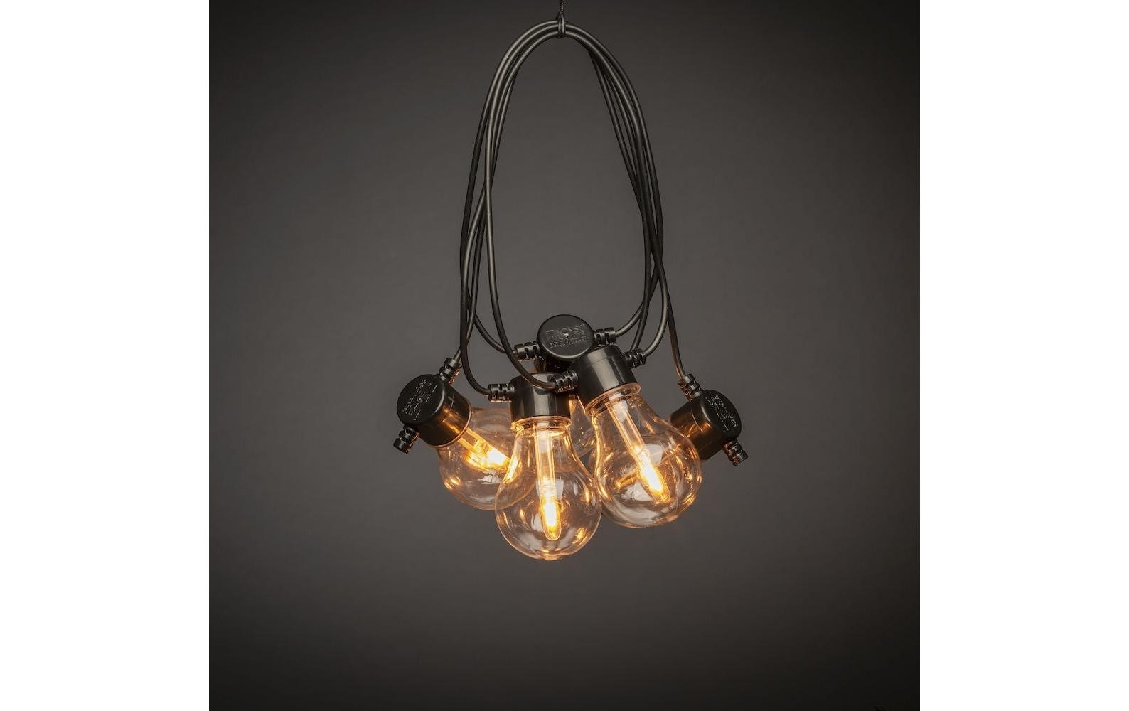 KONSTSMIDE Lichterkette »Solar 2341 10 LEDs Transparent«, 10 St.-flammig