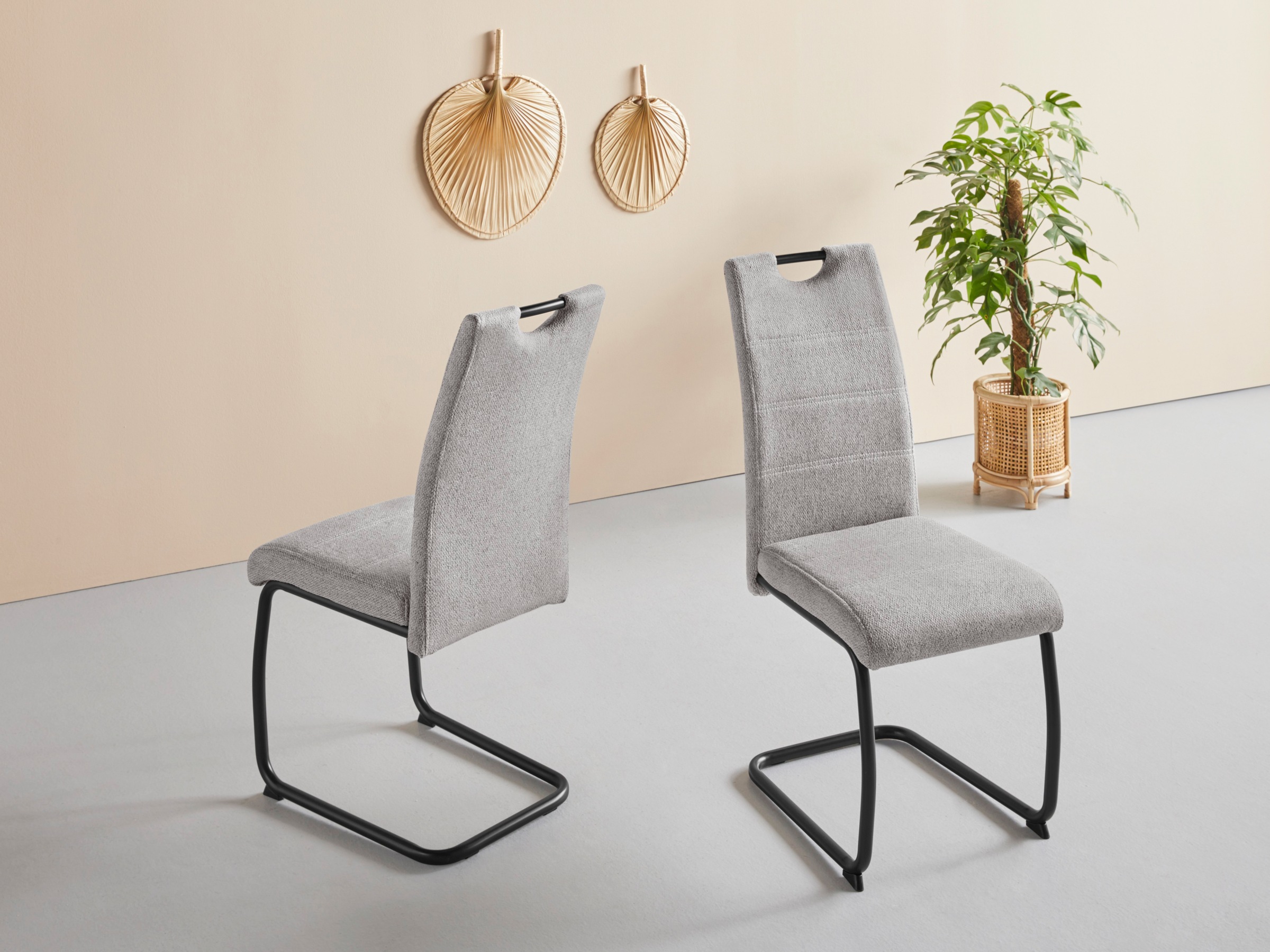 Image of HELA Freischwinger »Flora 3«, (Set), 2 St., Webstoff, 2 oder 4 Stück bei Ackermann Versand Schweiz