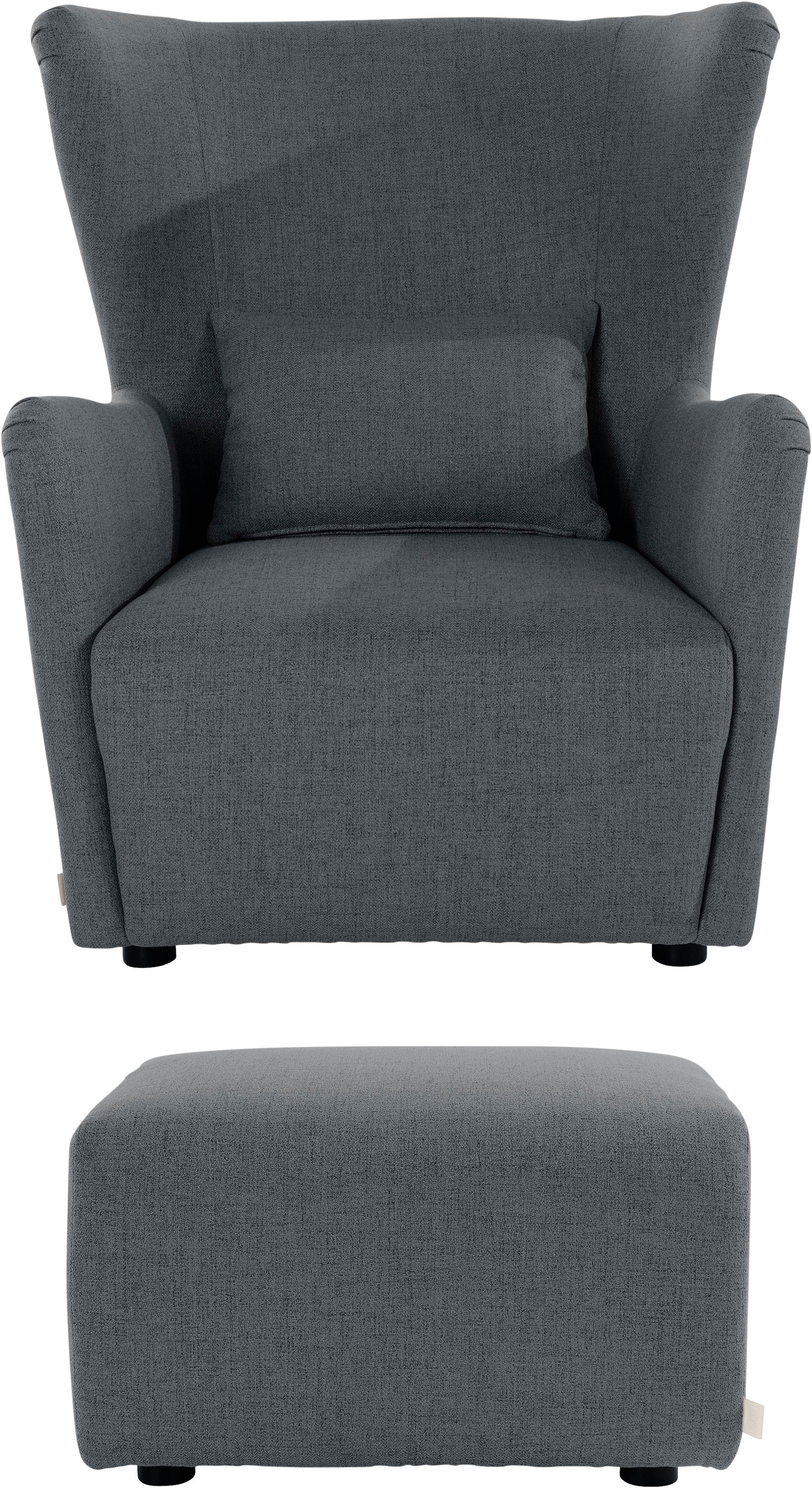 LeGer Home by Lena Gercke Ohrensessel »Levke Sessel«, wahlweise mit oder ohne Hocker