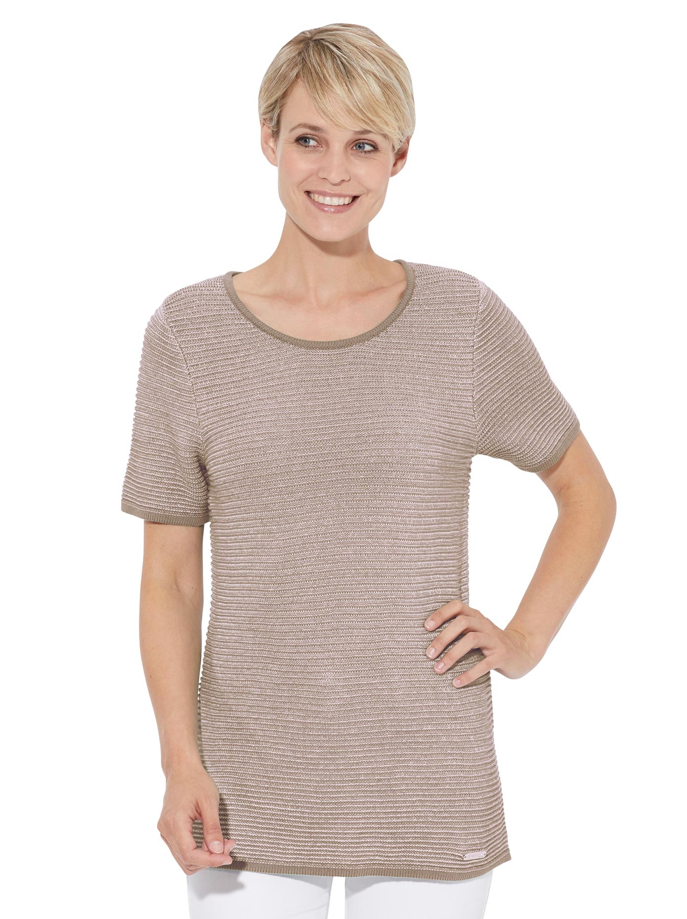 Image of Casual Looks Strickpullover »Kurzarm-Pullover« bei Ackermann Versand Schweiz