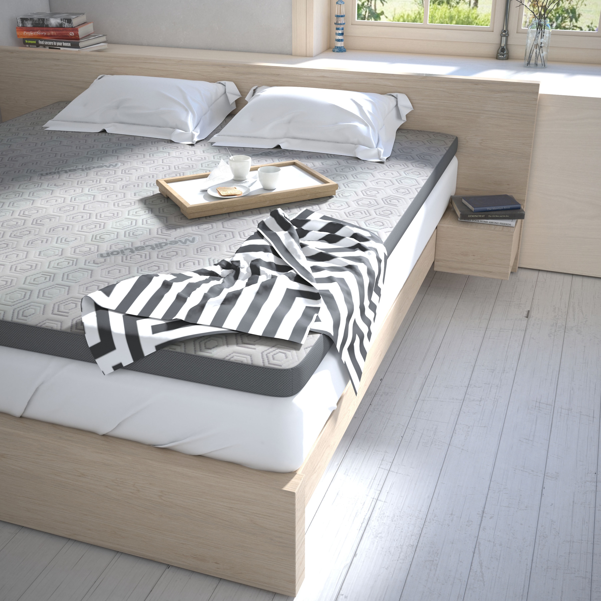 Image of Jekatex Topper "MULTIFLEX 3-Zonen Komfort, 90x200, 140x200 cm" für Aufwertung deiner Matratze