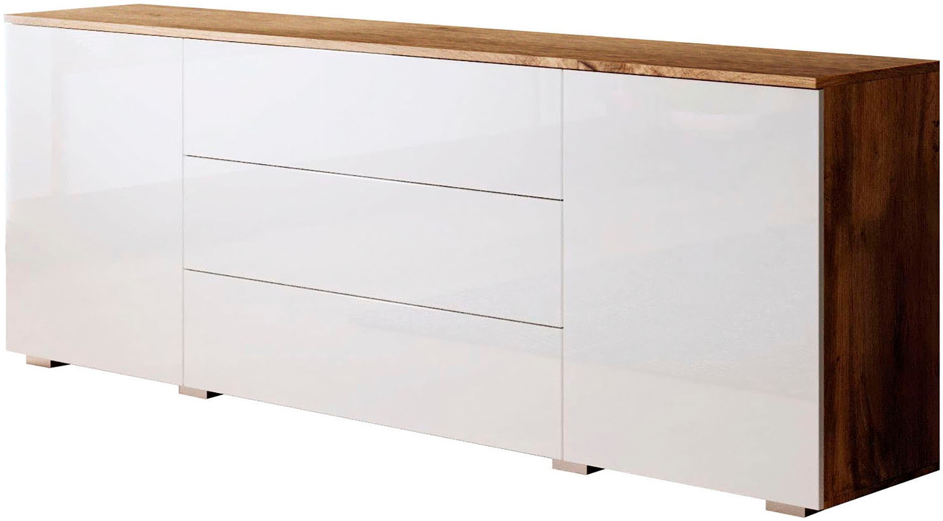Image of GOODproduct Sideboard "PARIS" 1 Stk. tlg. Moderne 150cm breite grifflose Kommode, vielseitig einsetzbar