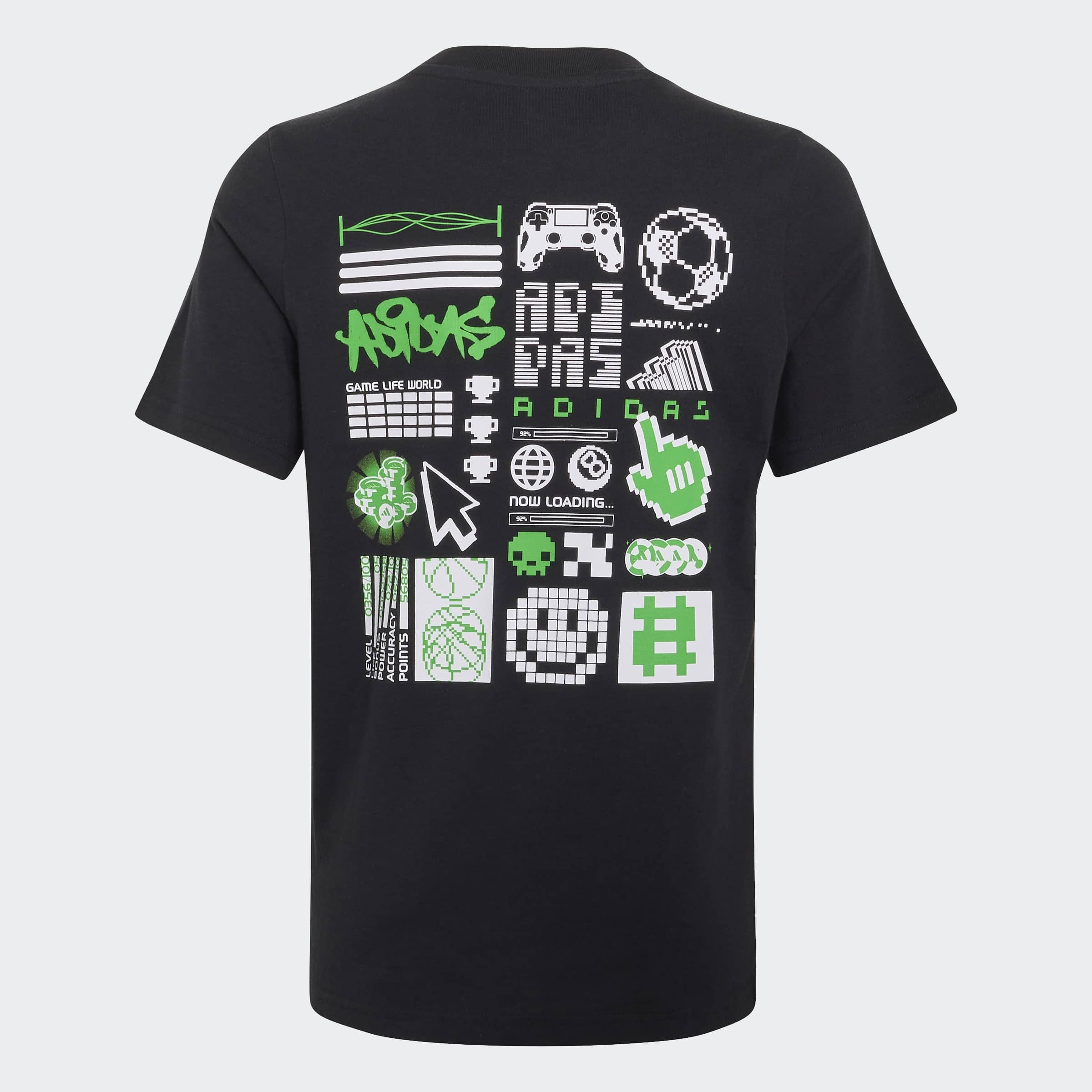 adidas Sportswear T-shirt »GAMING GRAFIK KIDS« pour enfants, col rond, en coton