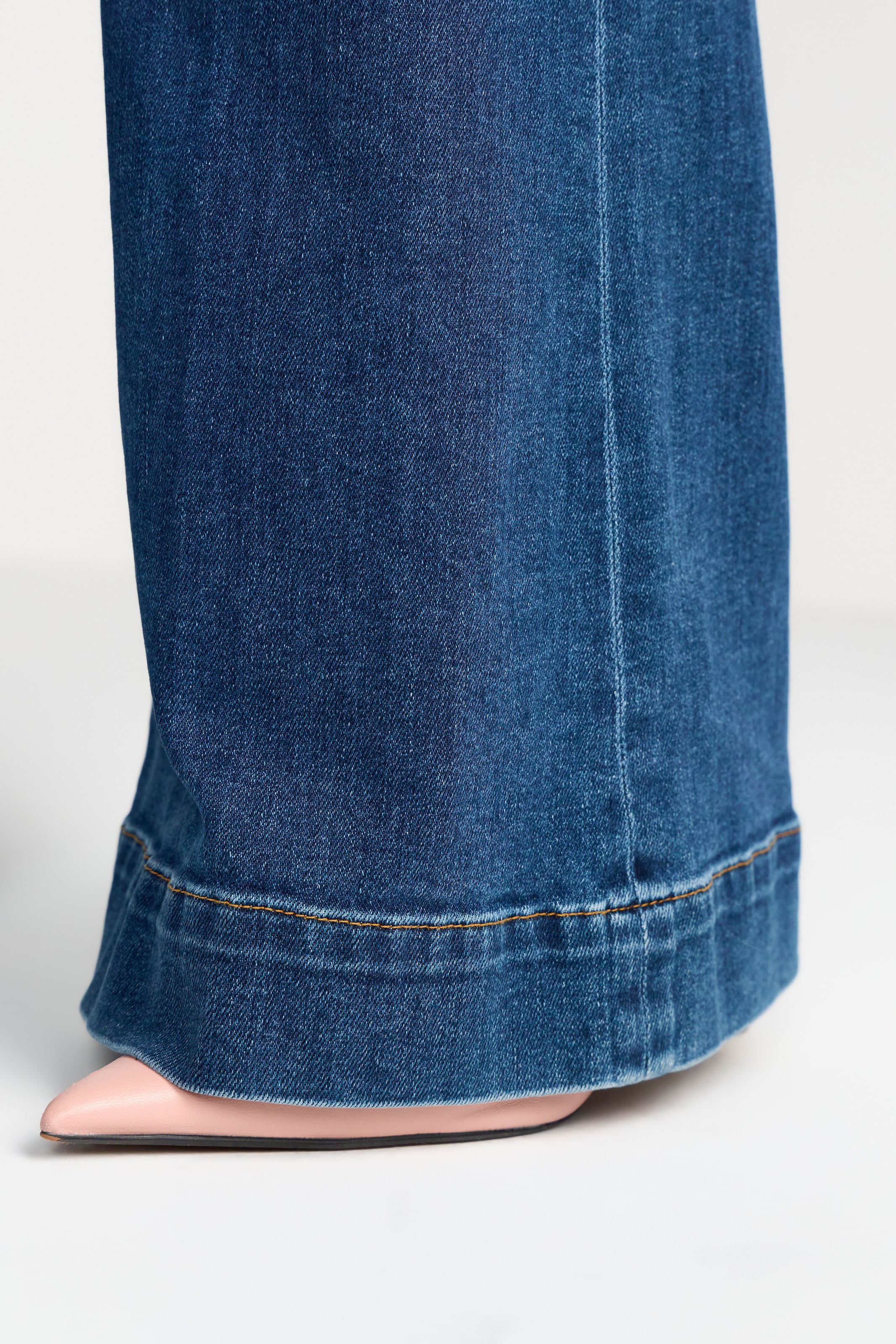 RICHROYAL Weite Jeans »NOS MR SC F Blue«, Hoher Bund, weites Bein, dezente Waschung
