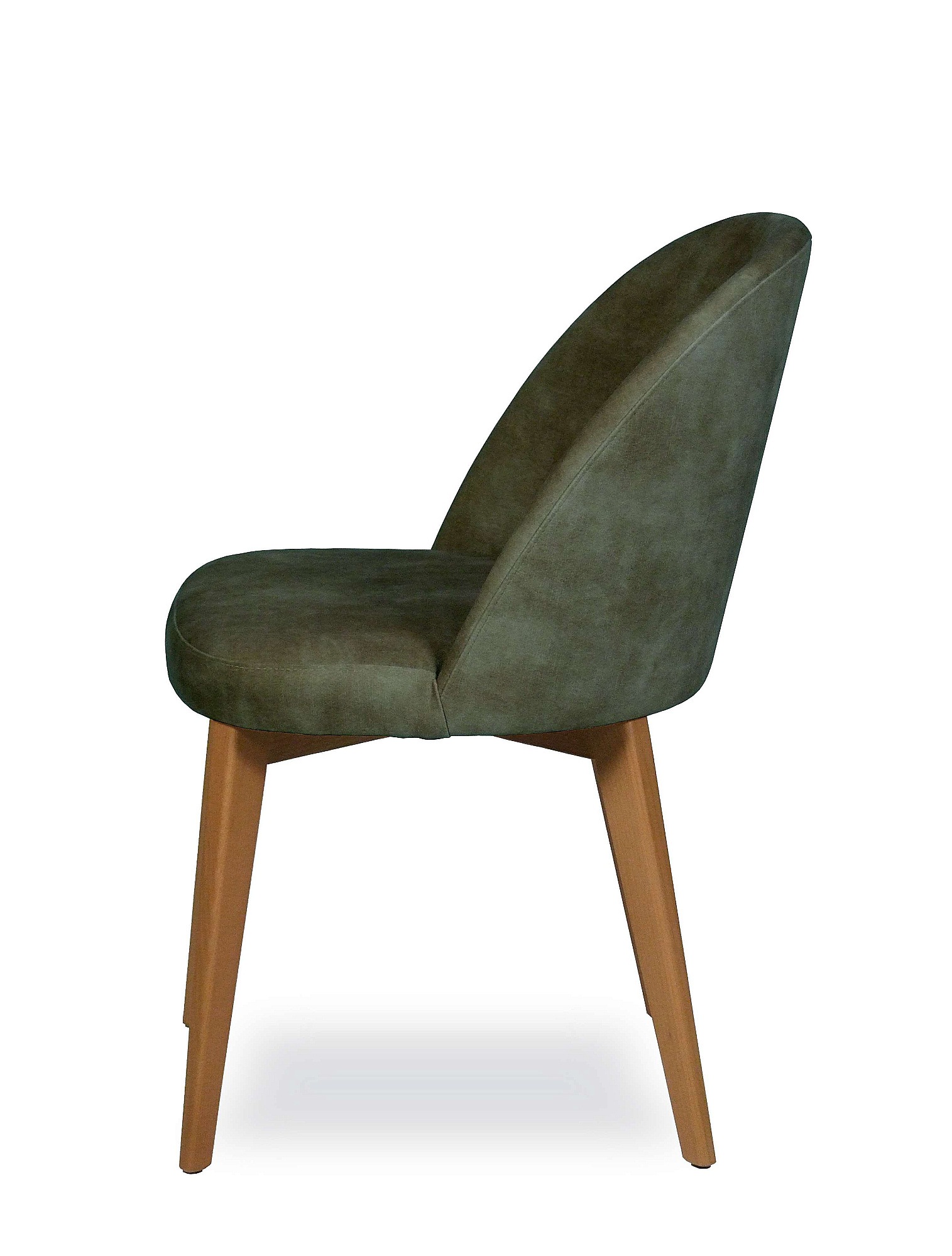 Home affaire Chaise à 4 pieds »NUVOLA Stuhl,Armstuhl,Made in Italy,Massivholz,Samt,24 Farbvarianten« () 1 cuisChaise de salle à manger, velours déperlant avec effet nuage