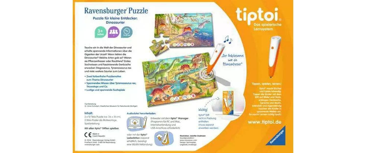 Ravensburger Puzzle »Dinosaurier«