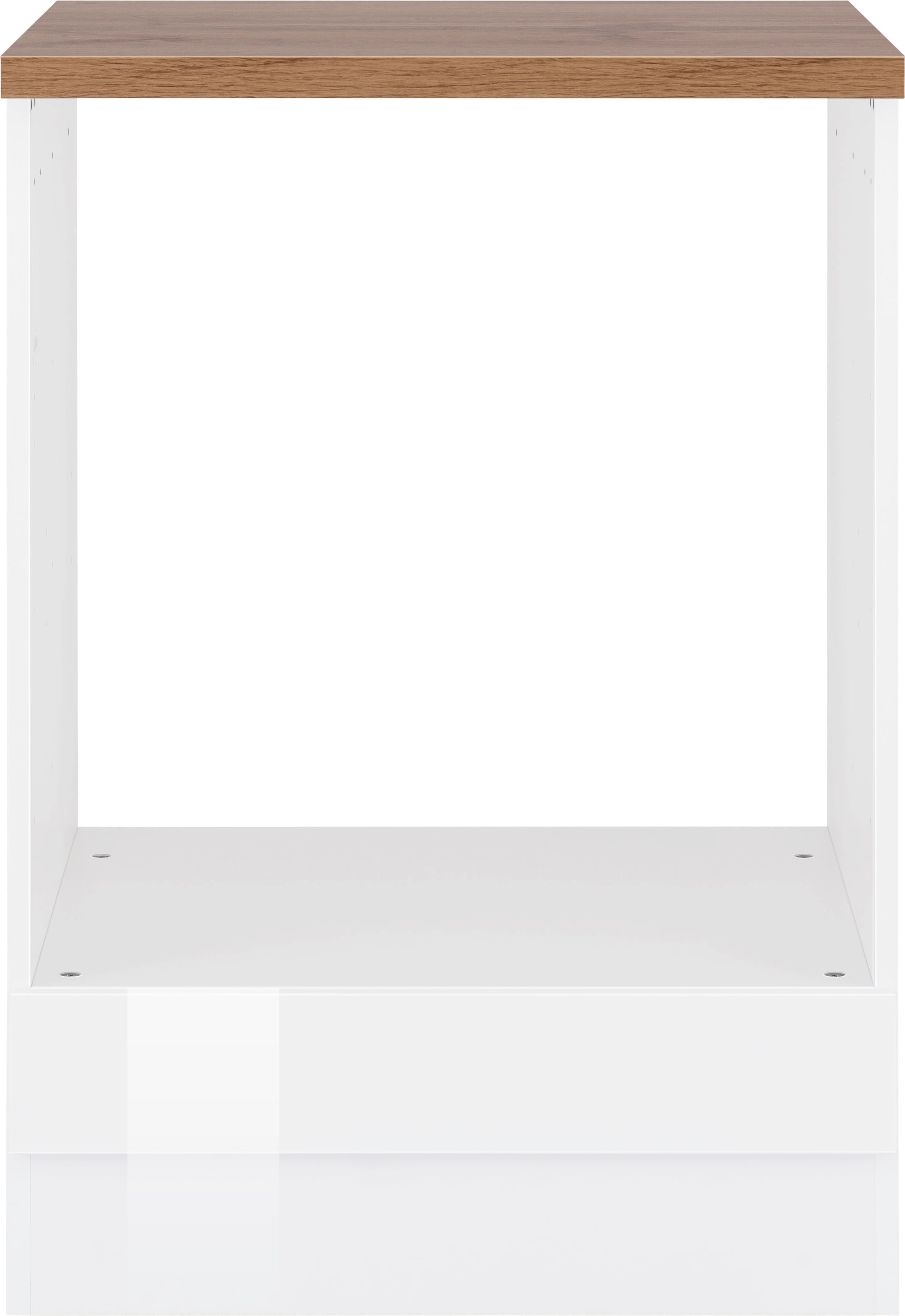 KOCHSTATION Herdumbauschrank »KS-Virginia,neu in verbesserter Ausführung« Stauraum,  Breite 60 cm, Höhe 85 cm, Nische für Ofen B/H/T: 56/59/55 cm