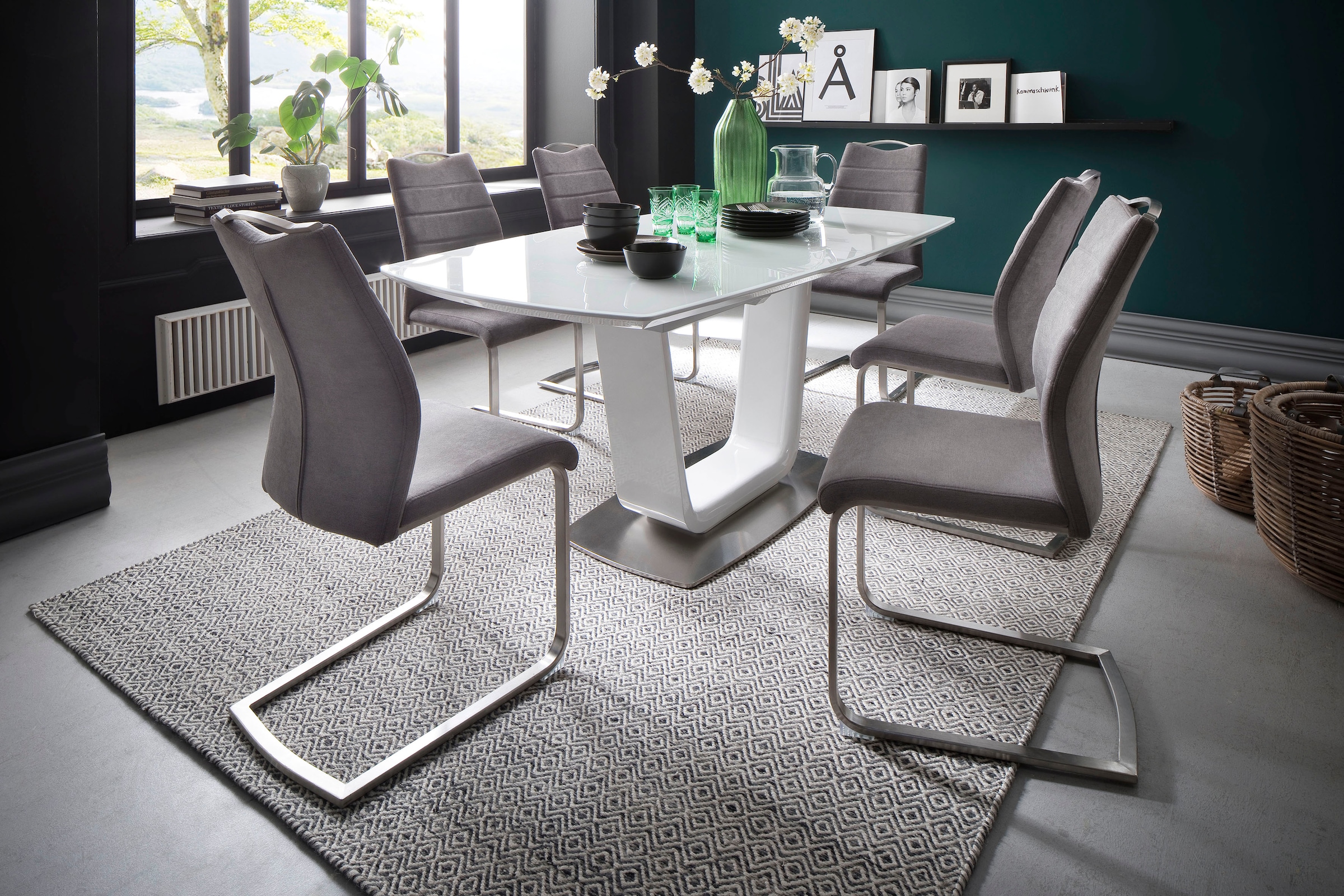 (Set), St., kaufen Freischwinger Stuhl furniture 2 günstig belastbar Kg MCA bis 140 »Ferrera«,