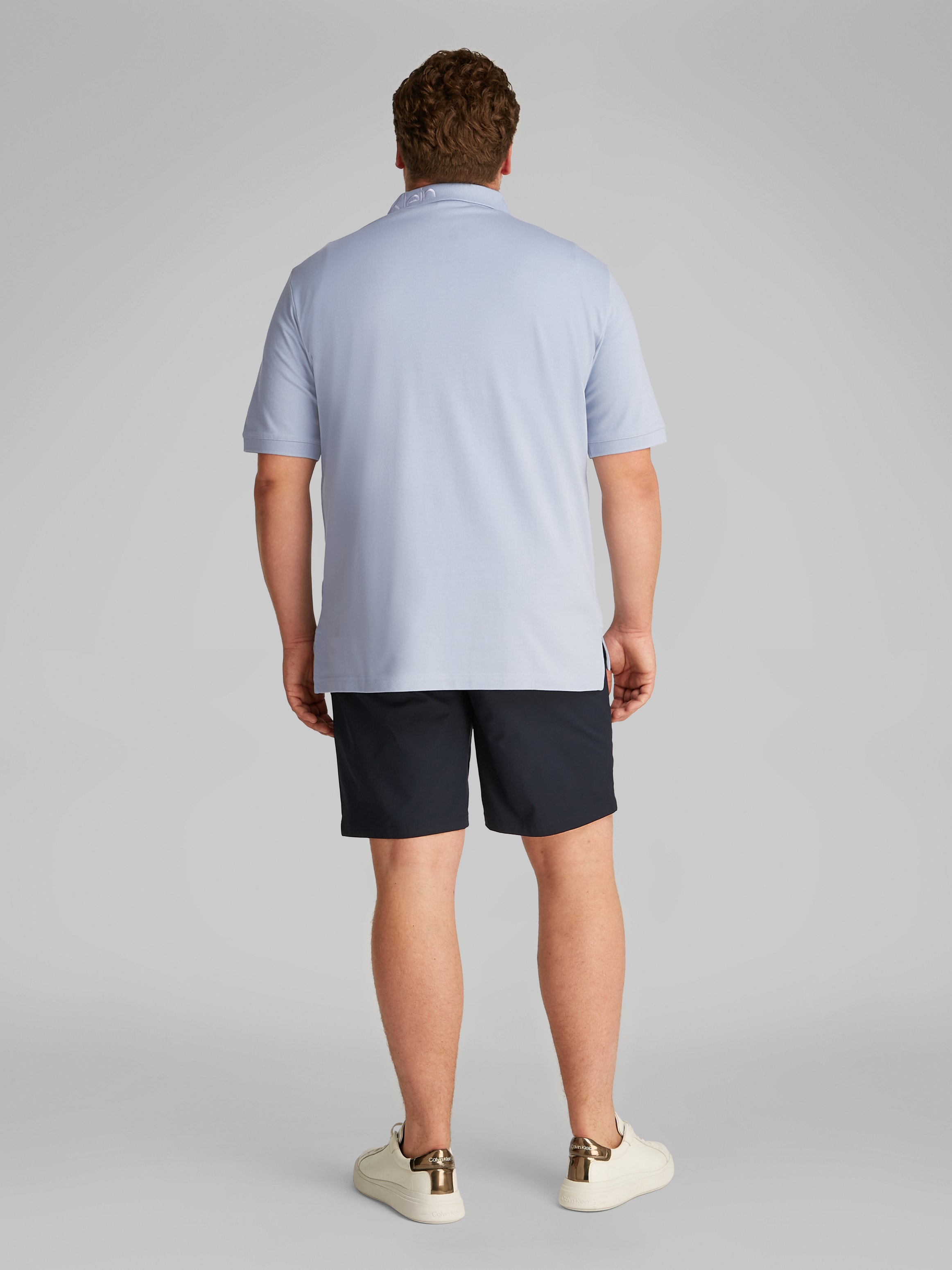 Calvin Klein Big&Tall Poloshirt »BT_STRETCH PIQUE LOGO CLLR POLO«, in grossen Grössen