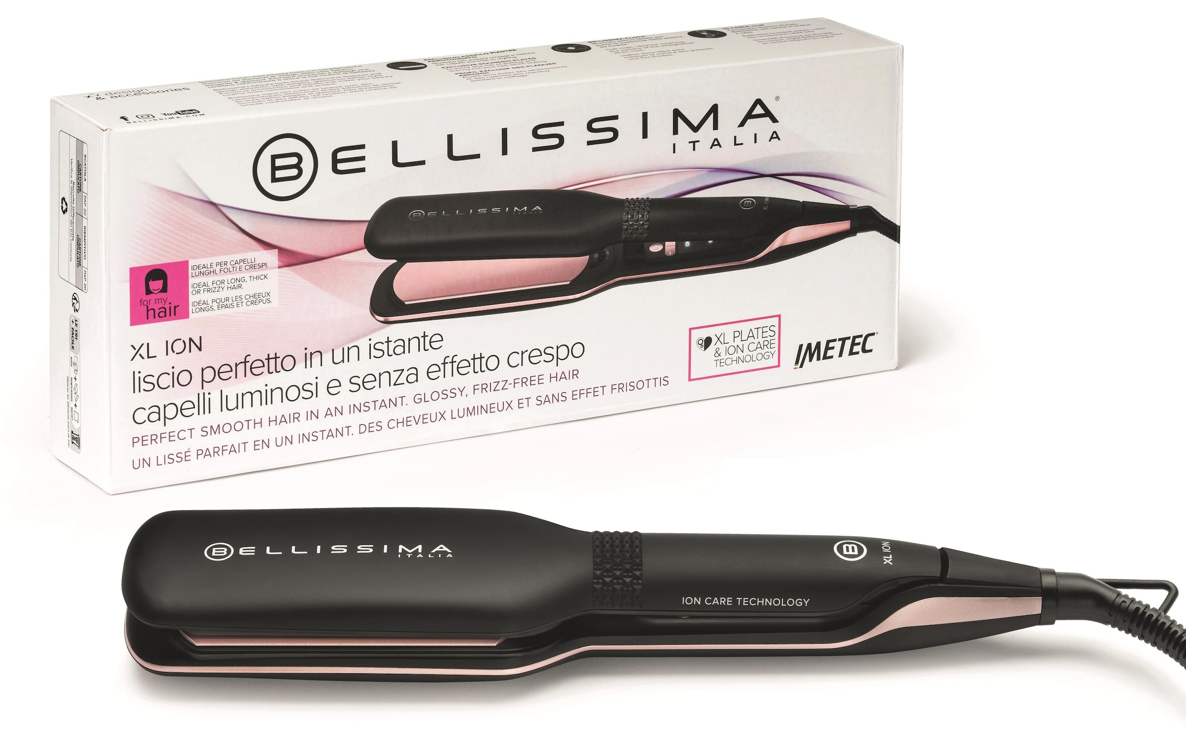 BELLISSIMA ITALIA Fer à lisser »BEL-LXIO-11878« Haarglätter mit Temperaturregelung für schonendes Styling