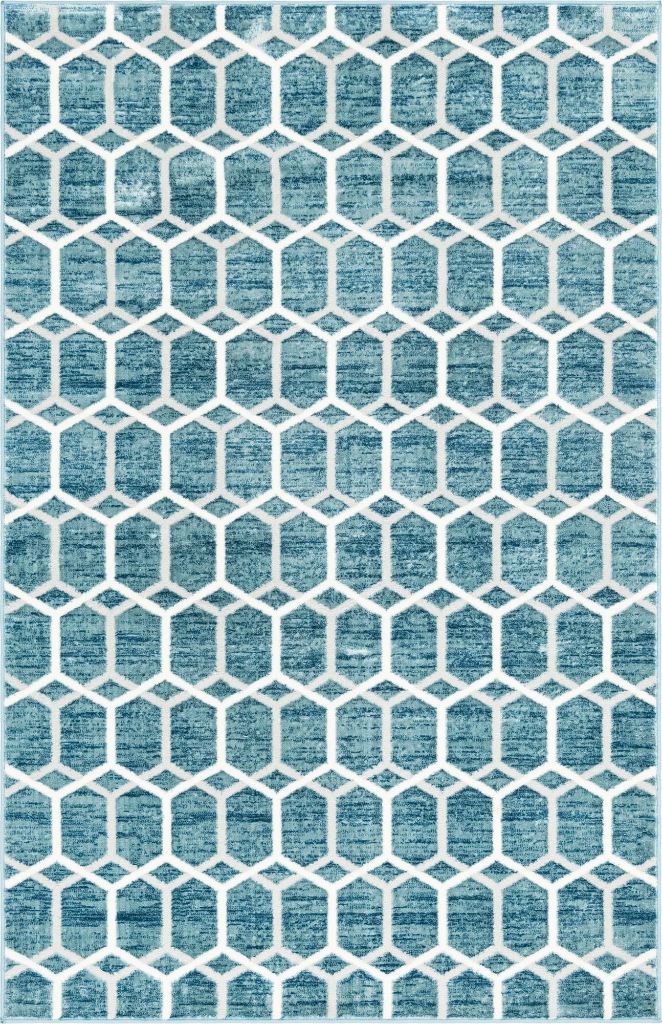 Myflair Möbel & Accessoires Tapis »Titan Trellis, LAGERRÄUMUNG!« Rectangulaire 13 mm Höhe Kurzflor, gewebt, modernes geometrisches Design
