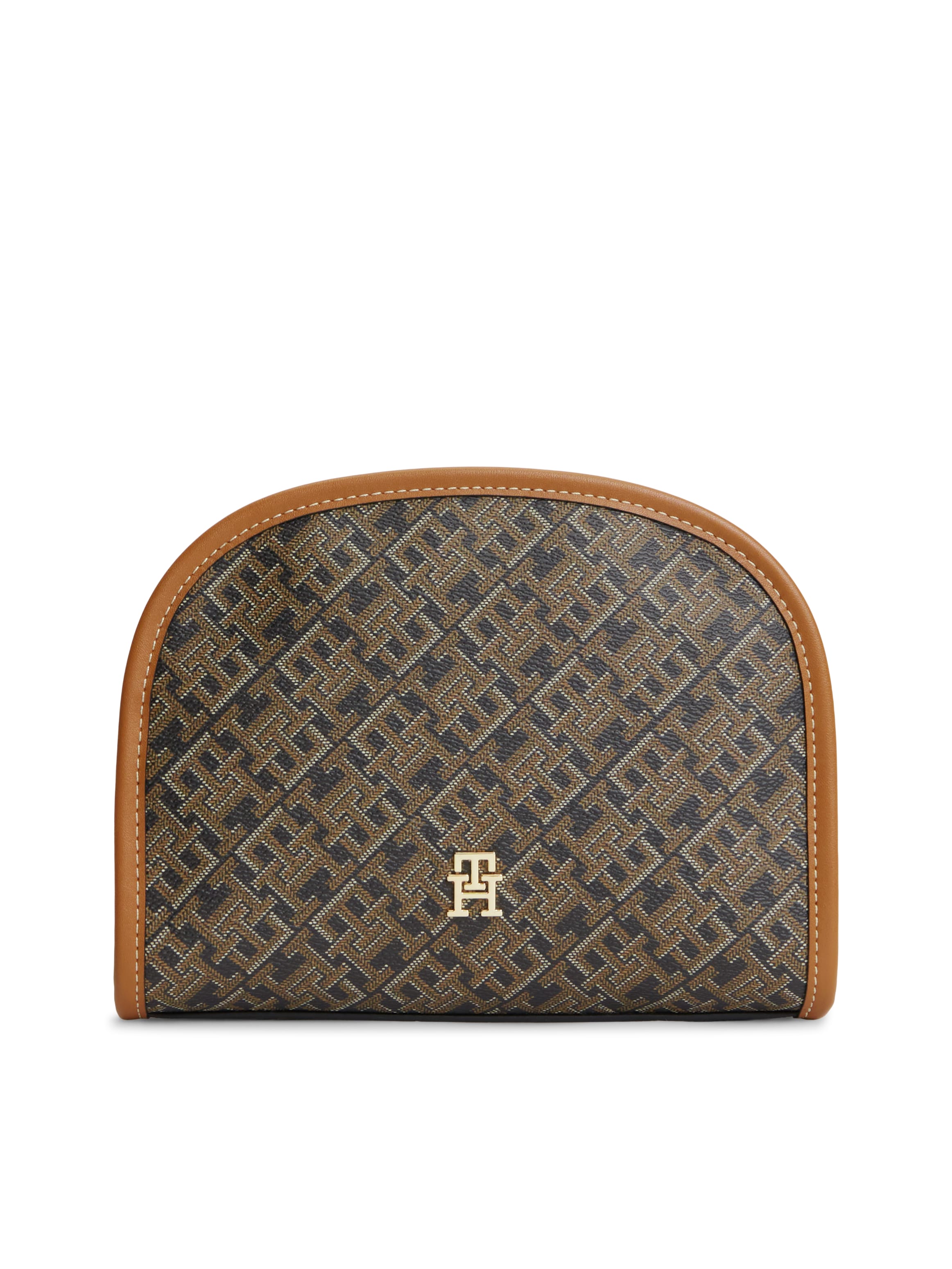 Image of Tommy Hilfiger Kulturbeutel "TH ICON WASHBAG MONO PRINT" Unisex Waschbeutel, Minibag mit TH-Allover-Print
