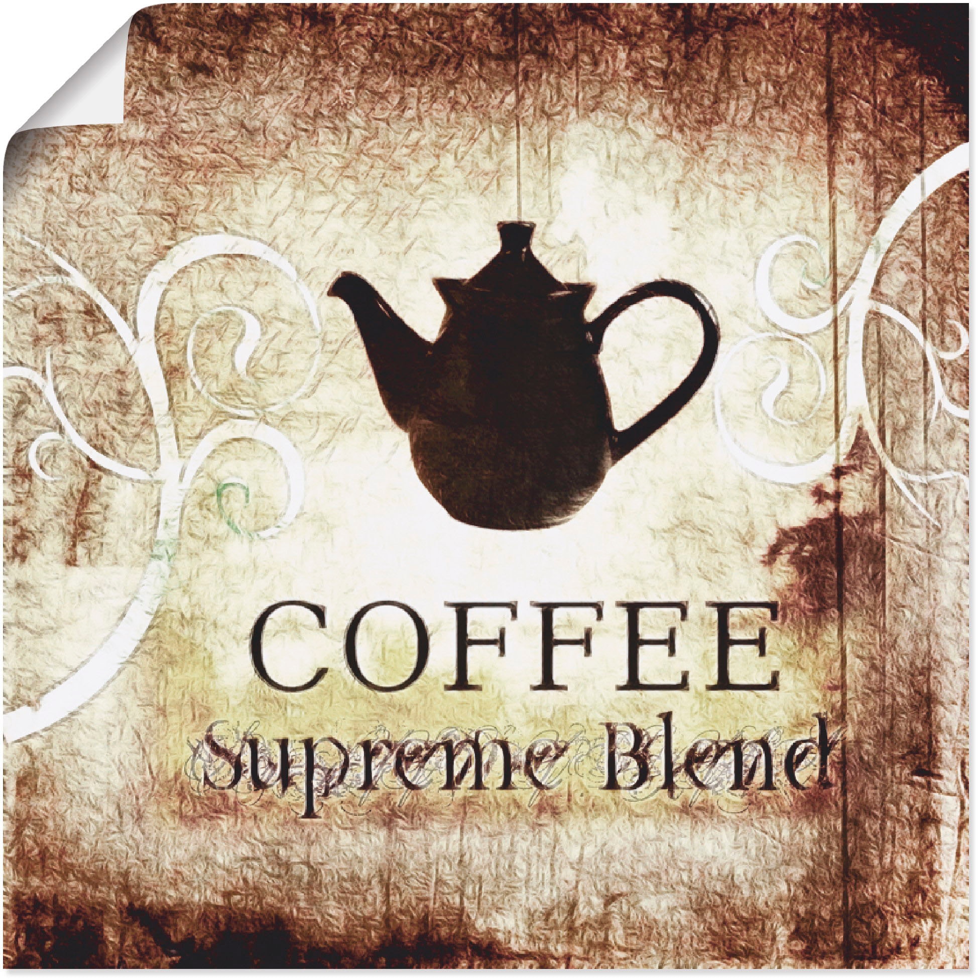Artland Wandbild »Kaffee«, Getränke, in Wandaufkleber als Leinwandbild, oder (1 Poster Grössen St.), versch. kaufen