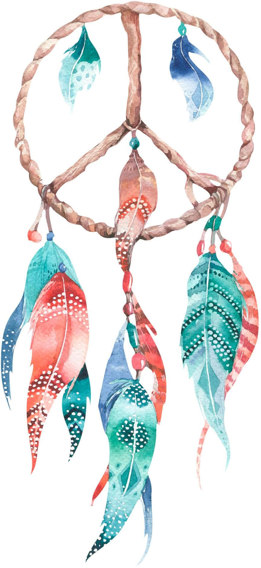 Image of Wall-Art Wandtattoo »Kvilis - Traumfänger 02« bei Ackermann Versand Schweiz