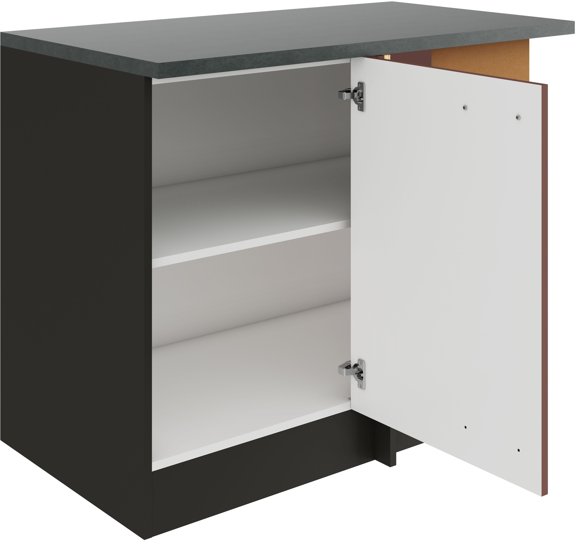 OPTIFIT Eckunterschrank »Palma«, Breite 100 cm, Türanschlag wechselbar
