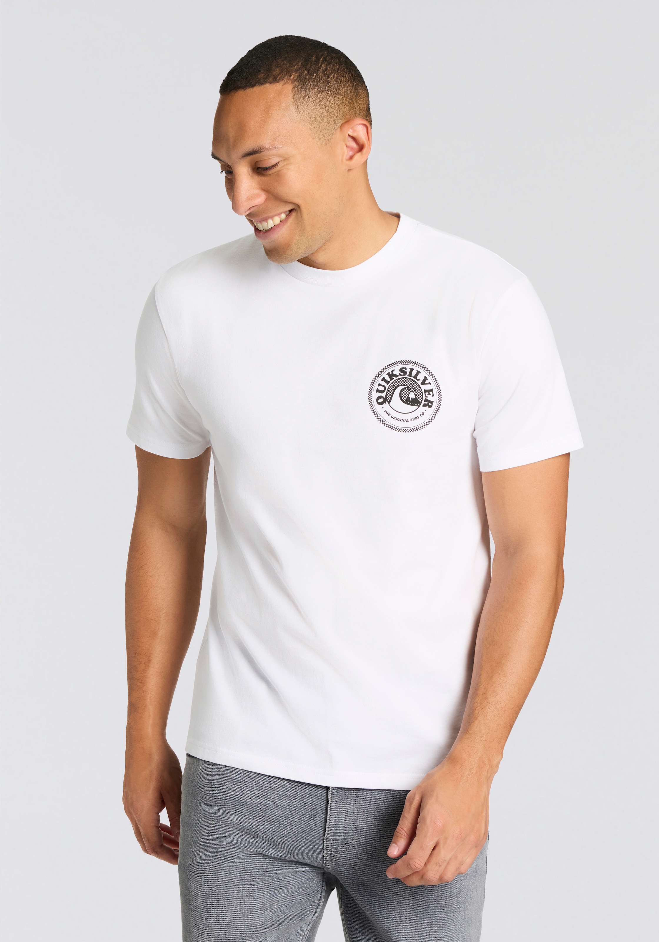 Quiksilver T-shirt »MINIDISCO 3PACK« 3 pièces sportlicher Stil, Kurzarm, für Alltag und Freizeit