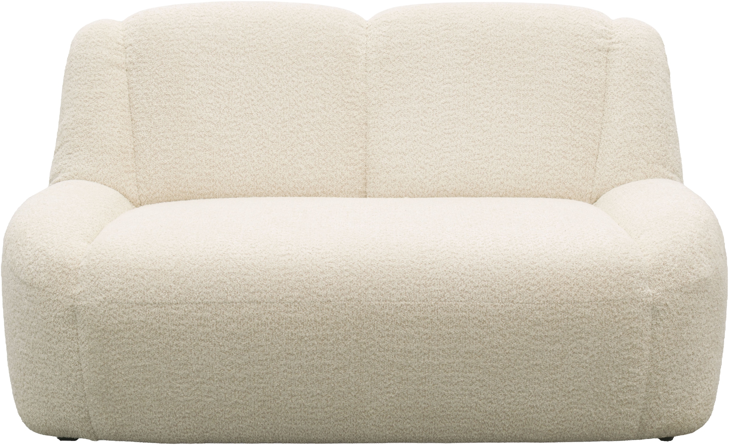 DOMO collection Polstergarnitur »Ryos, 2-Sitzer und 2,5-Sitzer, organische Form« Set, 2 tlg. skulpturale Opik, cozy chic