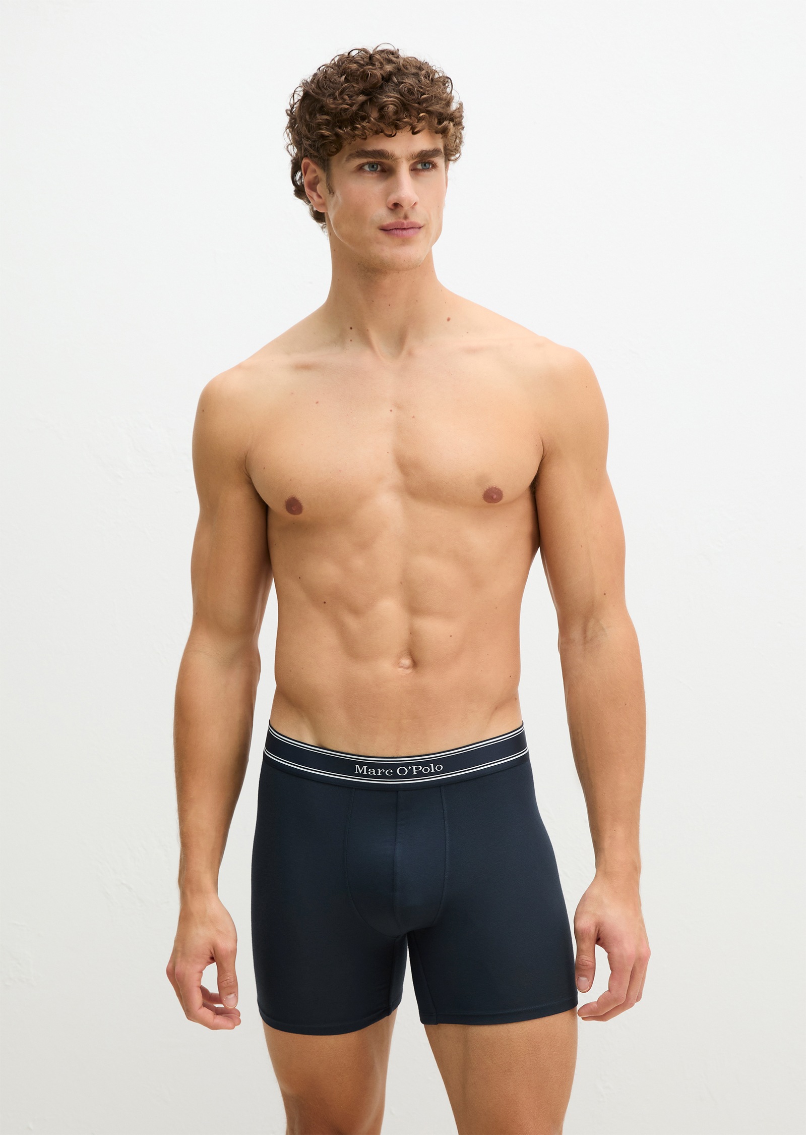 Marc O'Polo Pantalon rétro »Modal« 3er Pack,  mit etwas längerem Bein, Logobund, ohne Eingriff