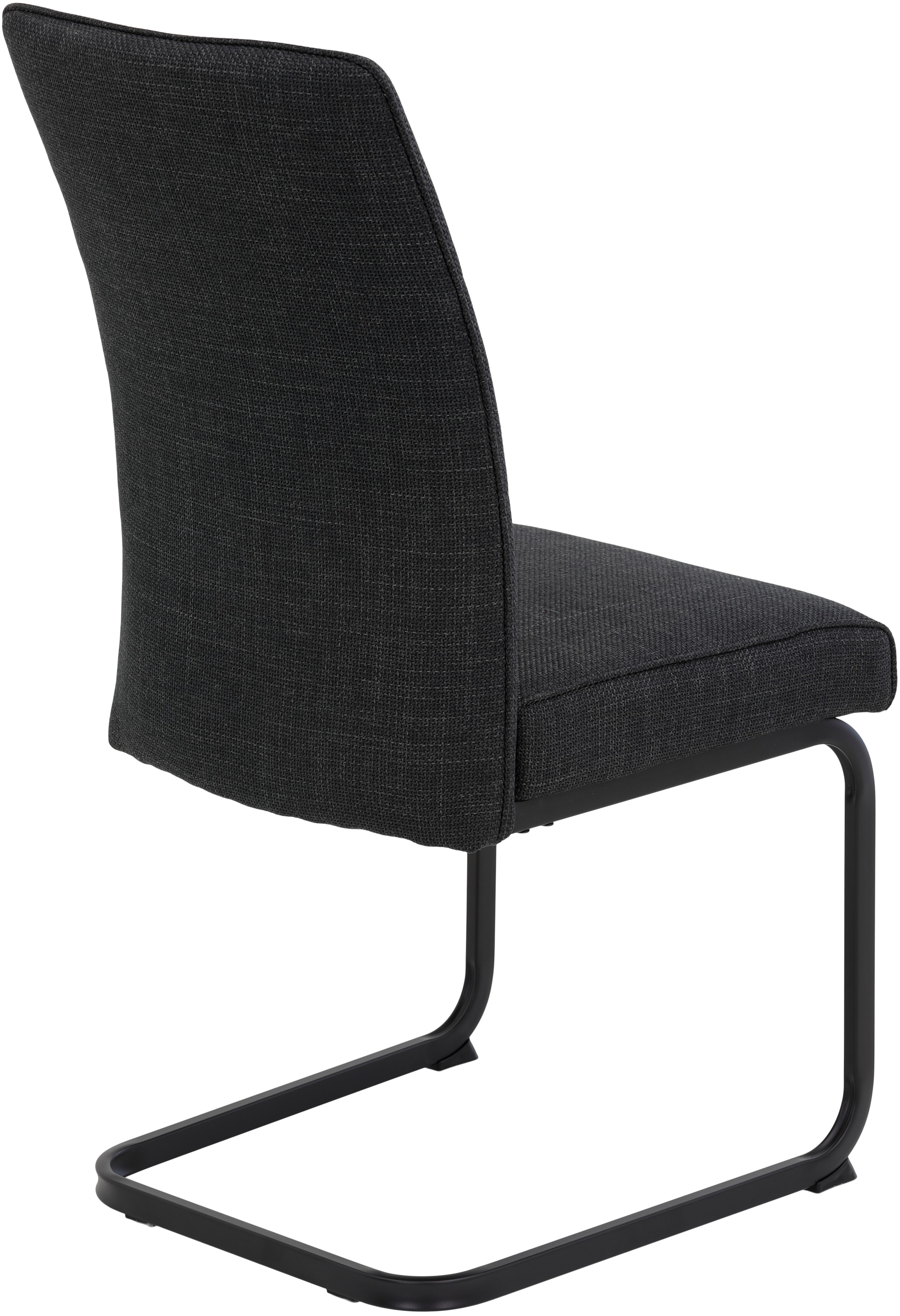 HELA Freischwinger »Freischwinger TOLEDO mit Komfortsitz, gepolstert, Bezug Microfaser« (Set) 2 Stk.Esszimmerstuhl, pflegeleicht, Vierkantrohrgestell pulverbeschichtet