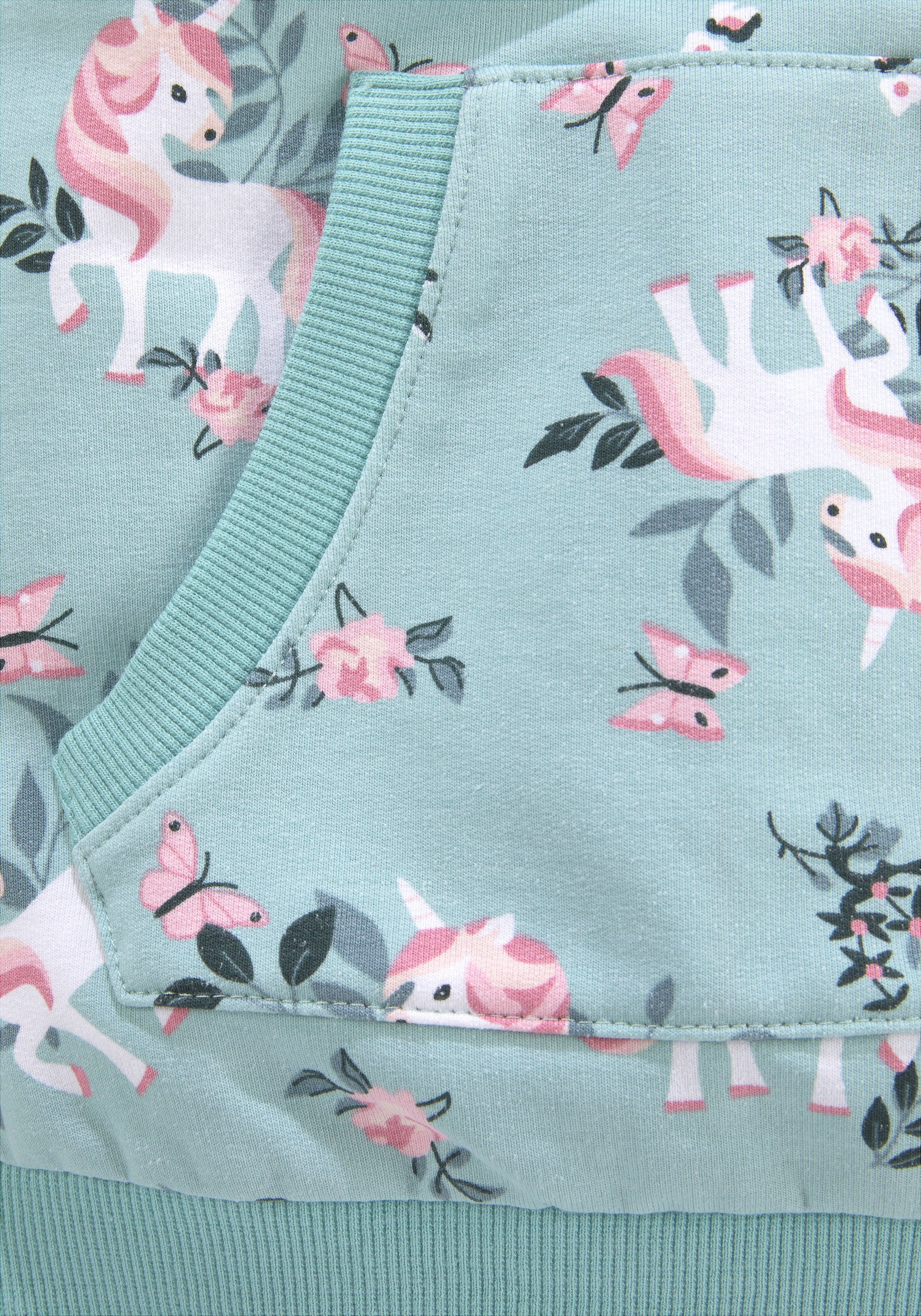 KIDSWORLD Sweatkleid »Einhorn«, mit Kapuze