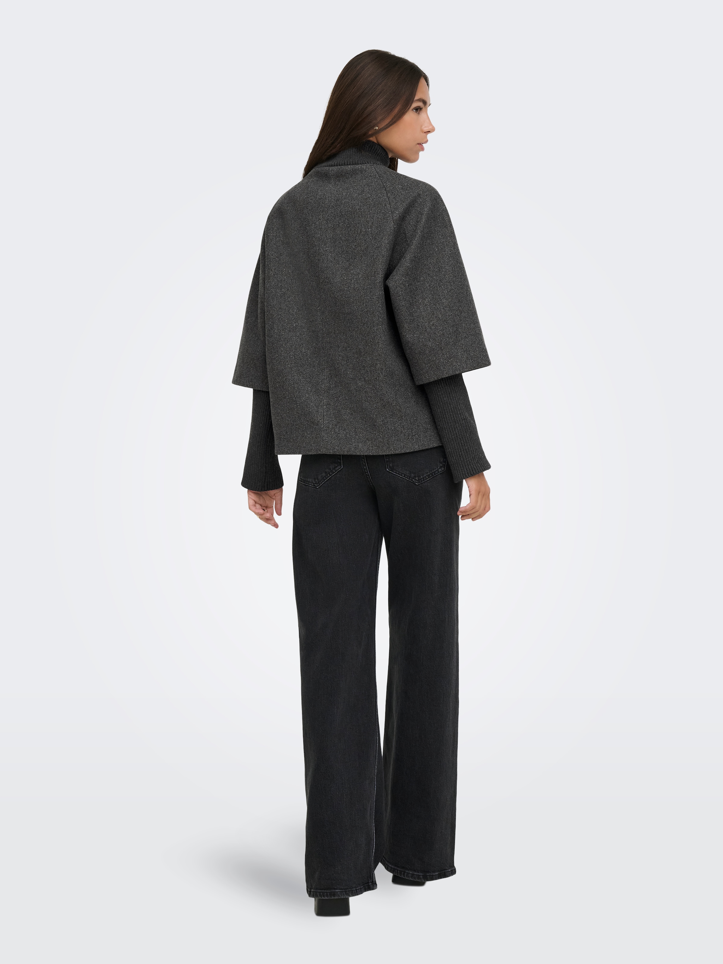 JDY Veste courte »JDYMEMORY RIB SHORT JACKET OTW NOOS« Kunstfaser