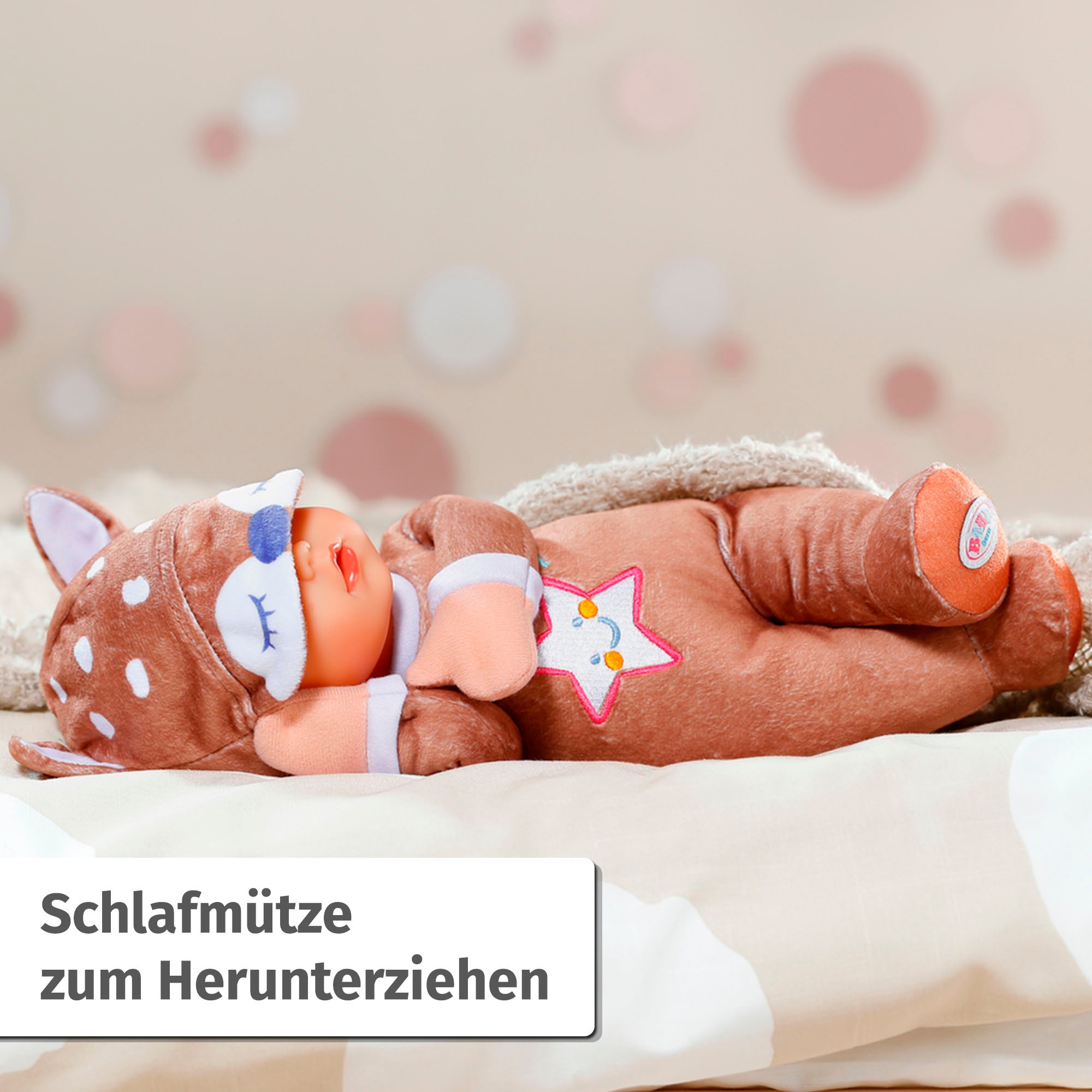 Baby Born Babypuppe »for babies Sleepy Reh, 30 cm« mit Rassel im Inneren