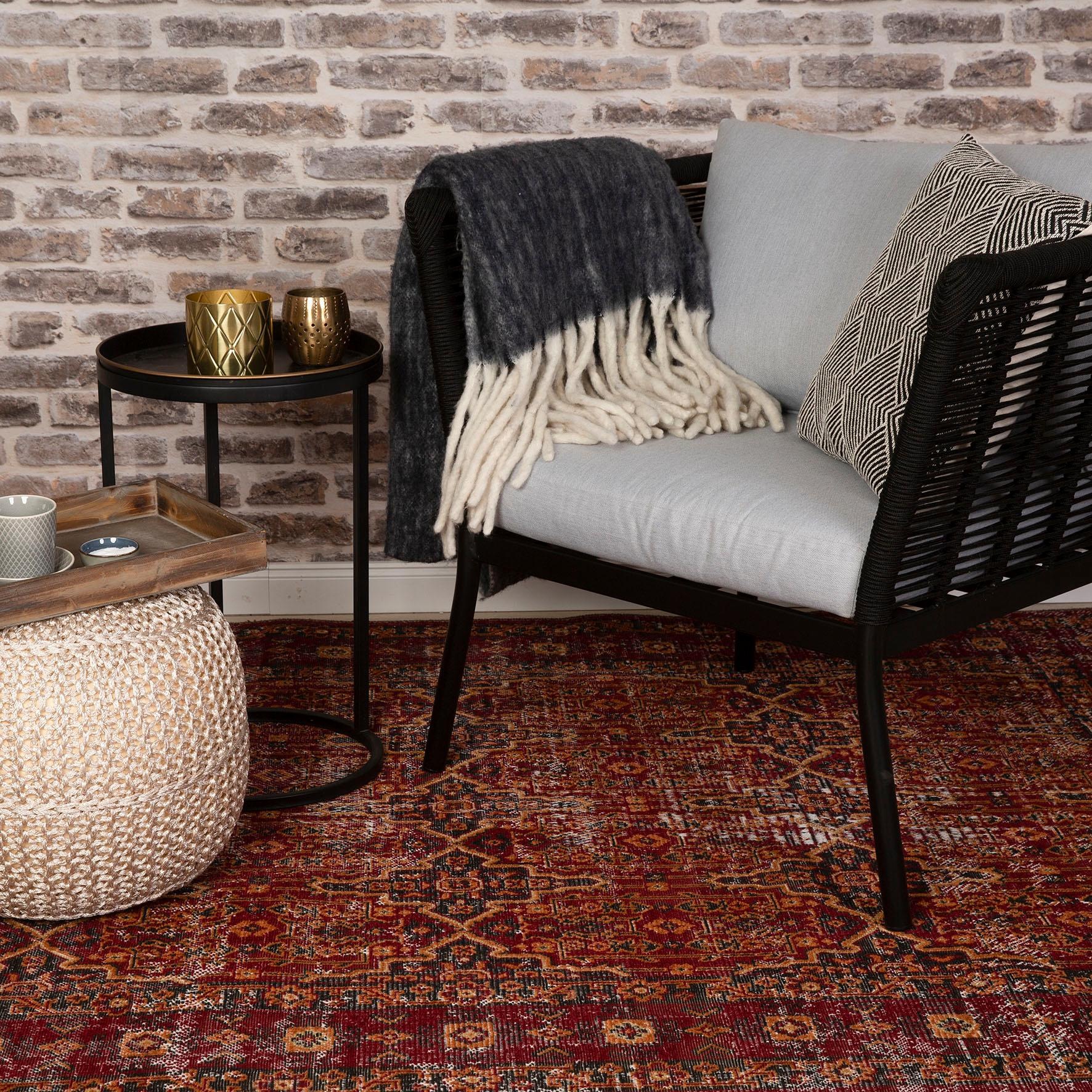 Design, Tilas geeignet, rechteckig, und Vintage Outdoor Obsession »My 243«, kaufen Teppich bequem In- Wohnzimmer